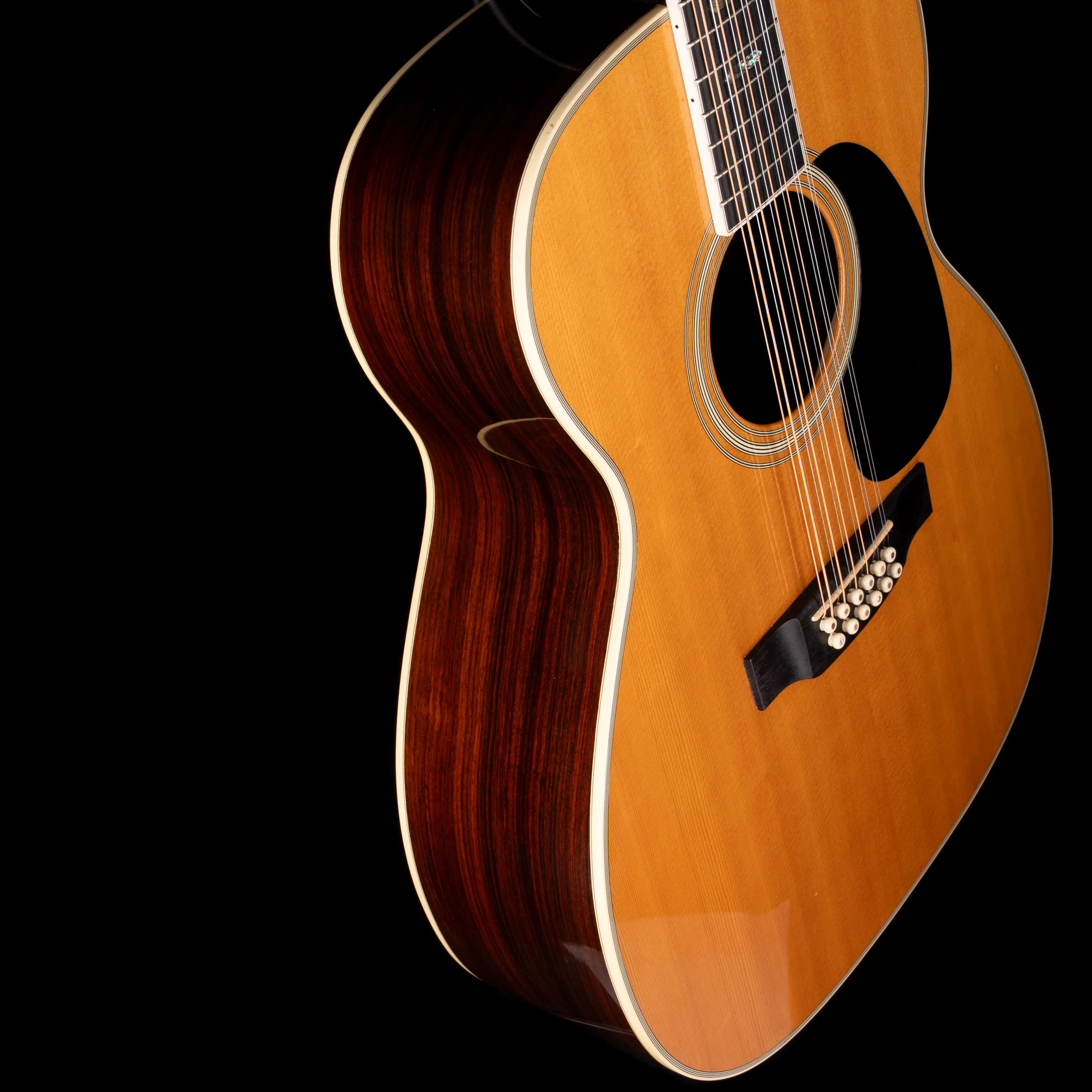 Pre Owned 1994 Martin J12-40 12-String Acoustic Guitar Natural With OHSC - Image 7