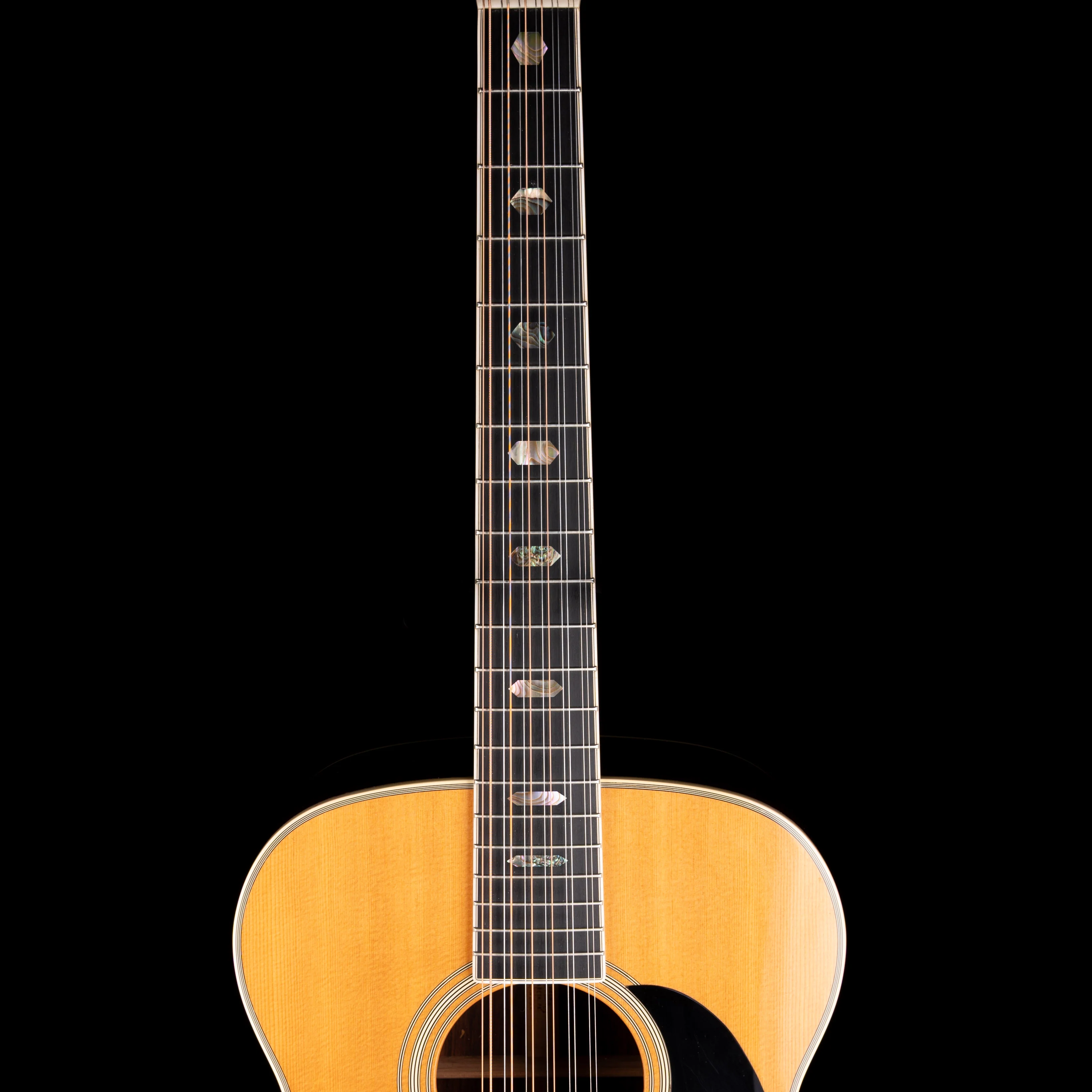 Pre Owned 1994 Martin J12-40 12-String Acoustic Guitar Natural With OHSC - Image 8