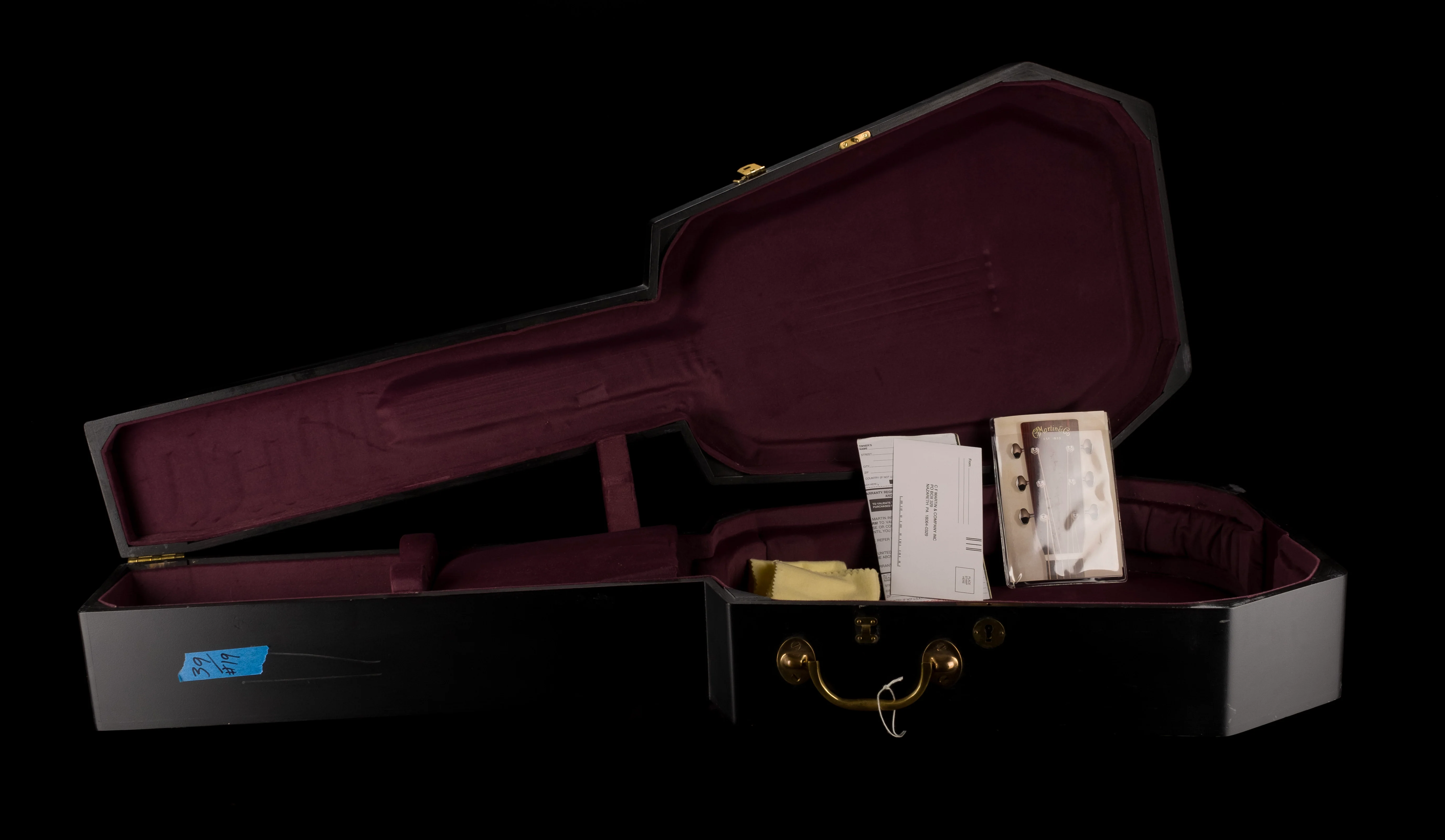 Pre-Owned Martin Limited Edition 00-45S 1902 Brazilian Rosewood Acoustic Guitar with Original Cases - Image 20