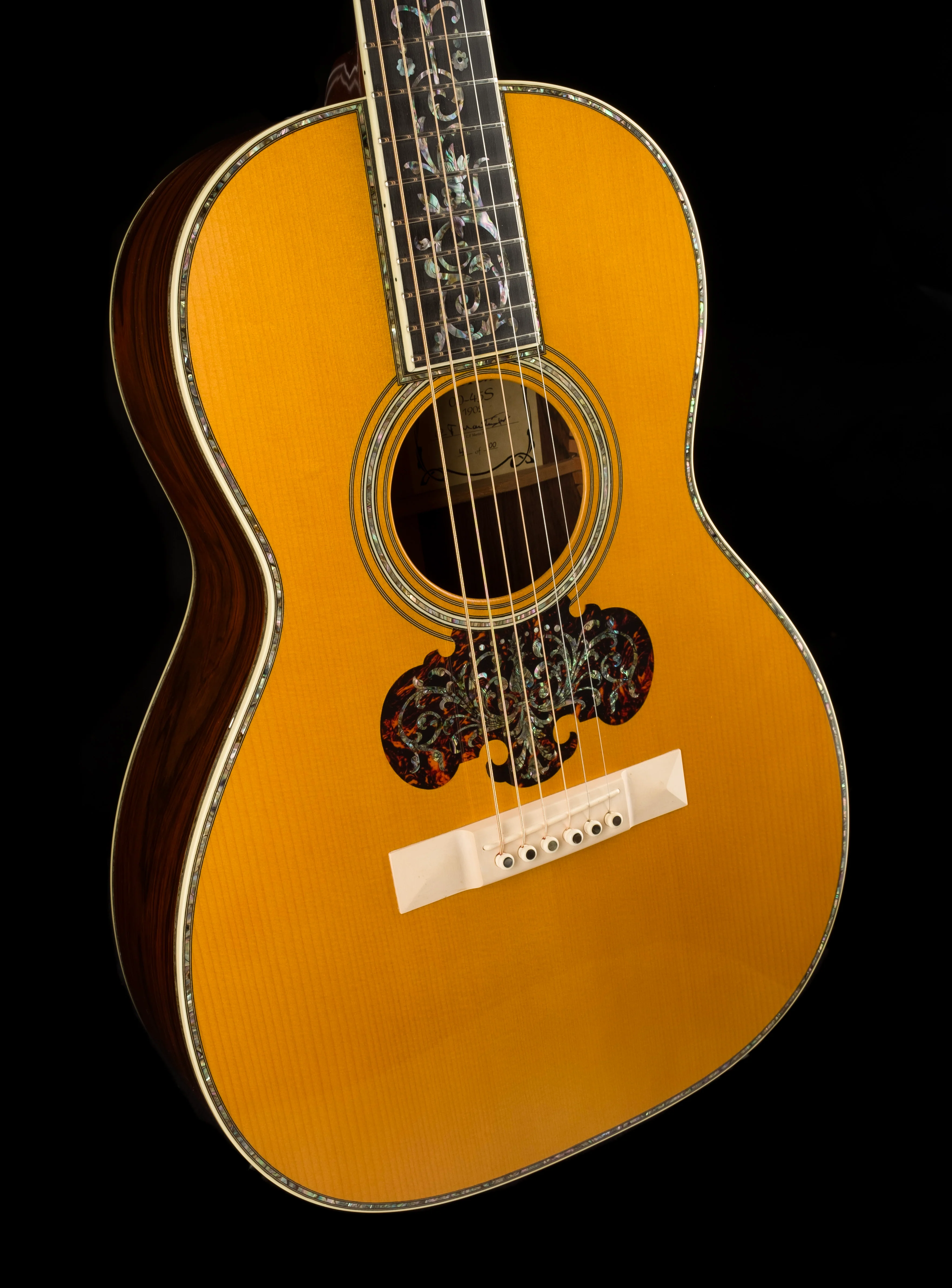 Pre-Owned Martin Limited Edition 00-45S 1902 Brazilian Rosewood Acoustic Guitar with Original Cases - Image 8