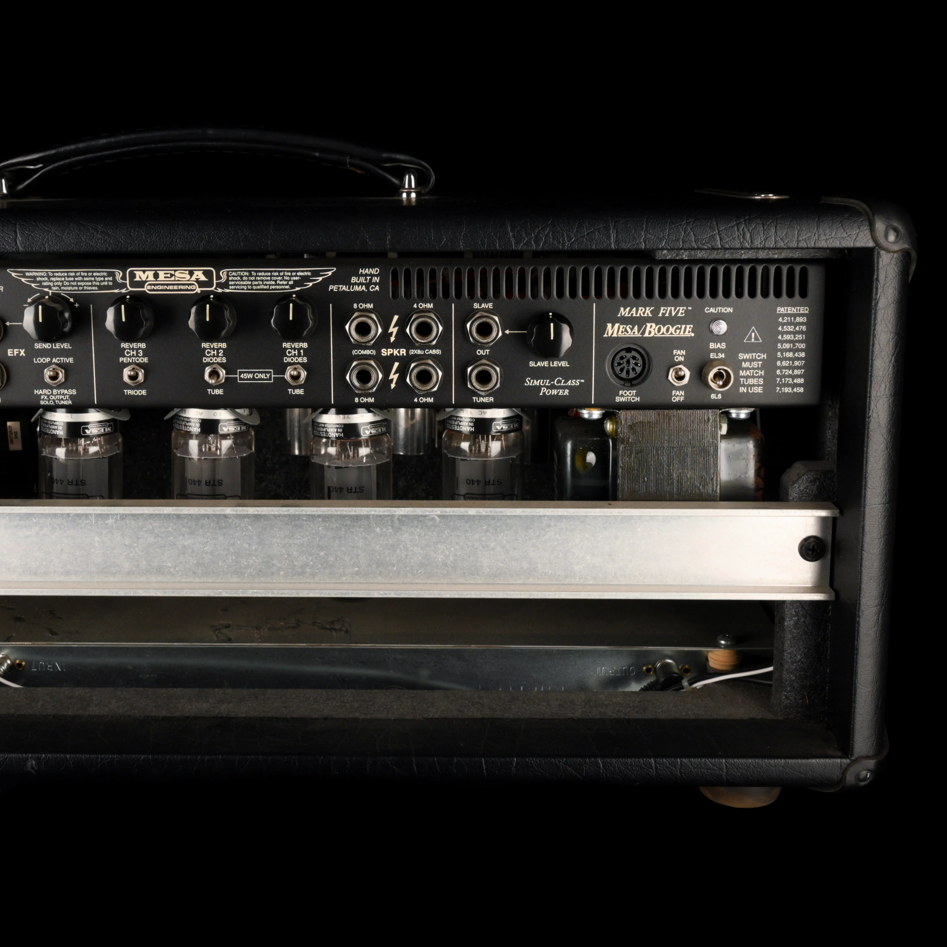 Pre Owned Mesa Boogie Mark V 90-Watt 3-channel Guitar Amp Head with Cover and Footswitch - Image 11