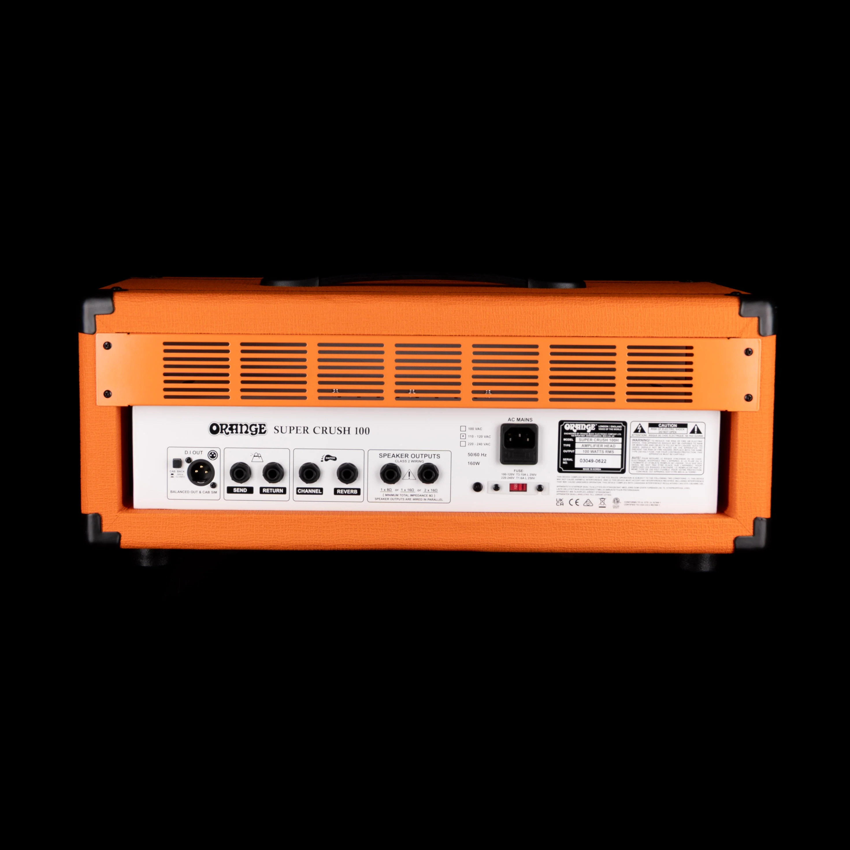 Pre Owned Orange Super Crush 100 Guitar Amp Head - Image 2
