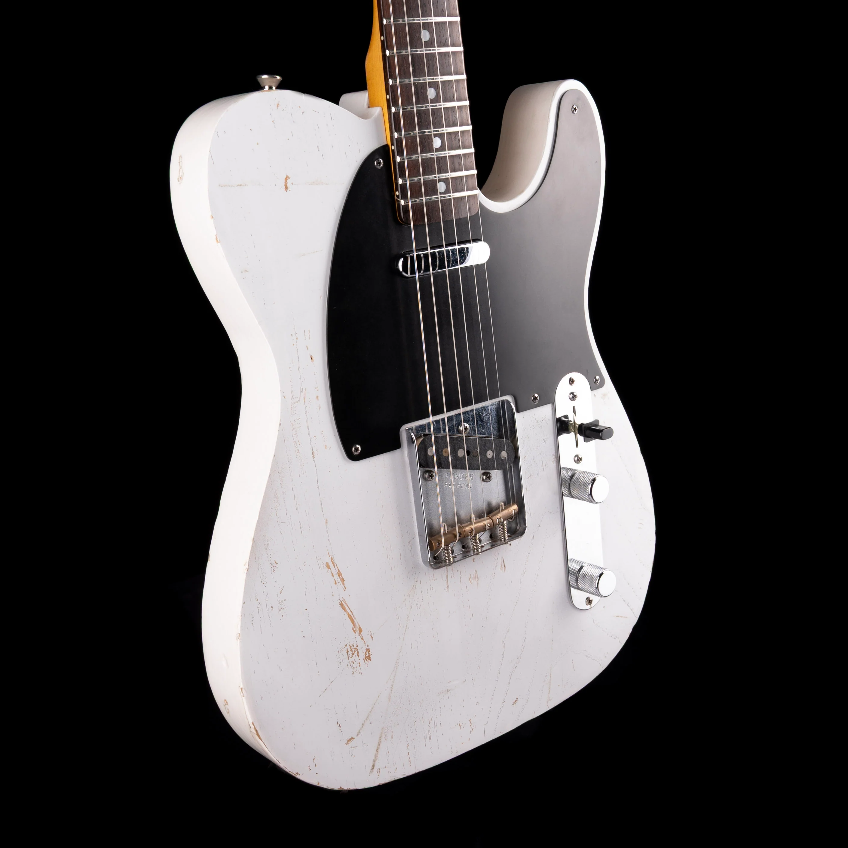 Pre Owned Partscaster T-Style Worn White Kuwabara Pickups With Gig Bag - Image 6