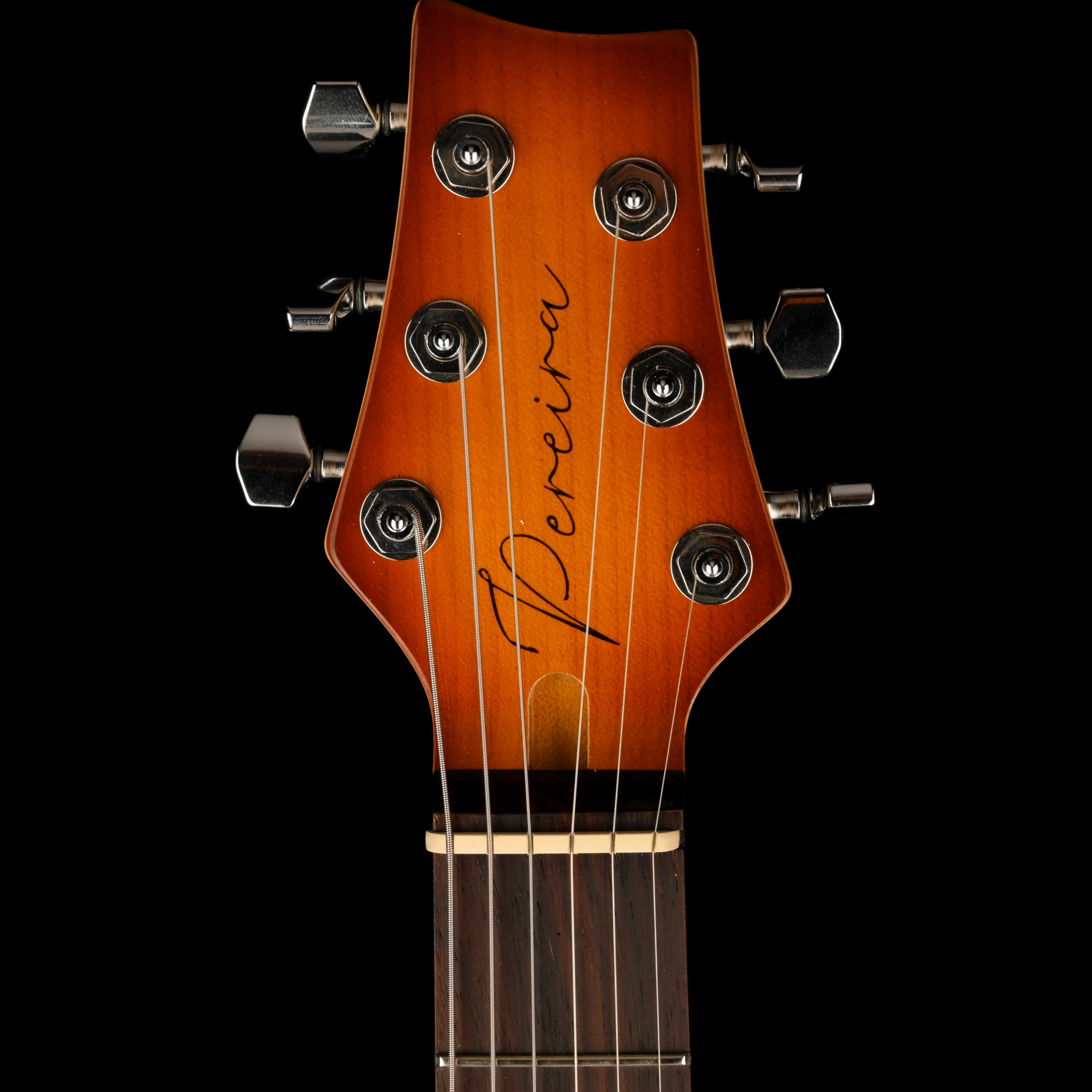 Pre Owned Pereira Custom Guitars Joseane Honeyburst With OHSC - Image 8