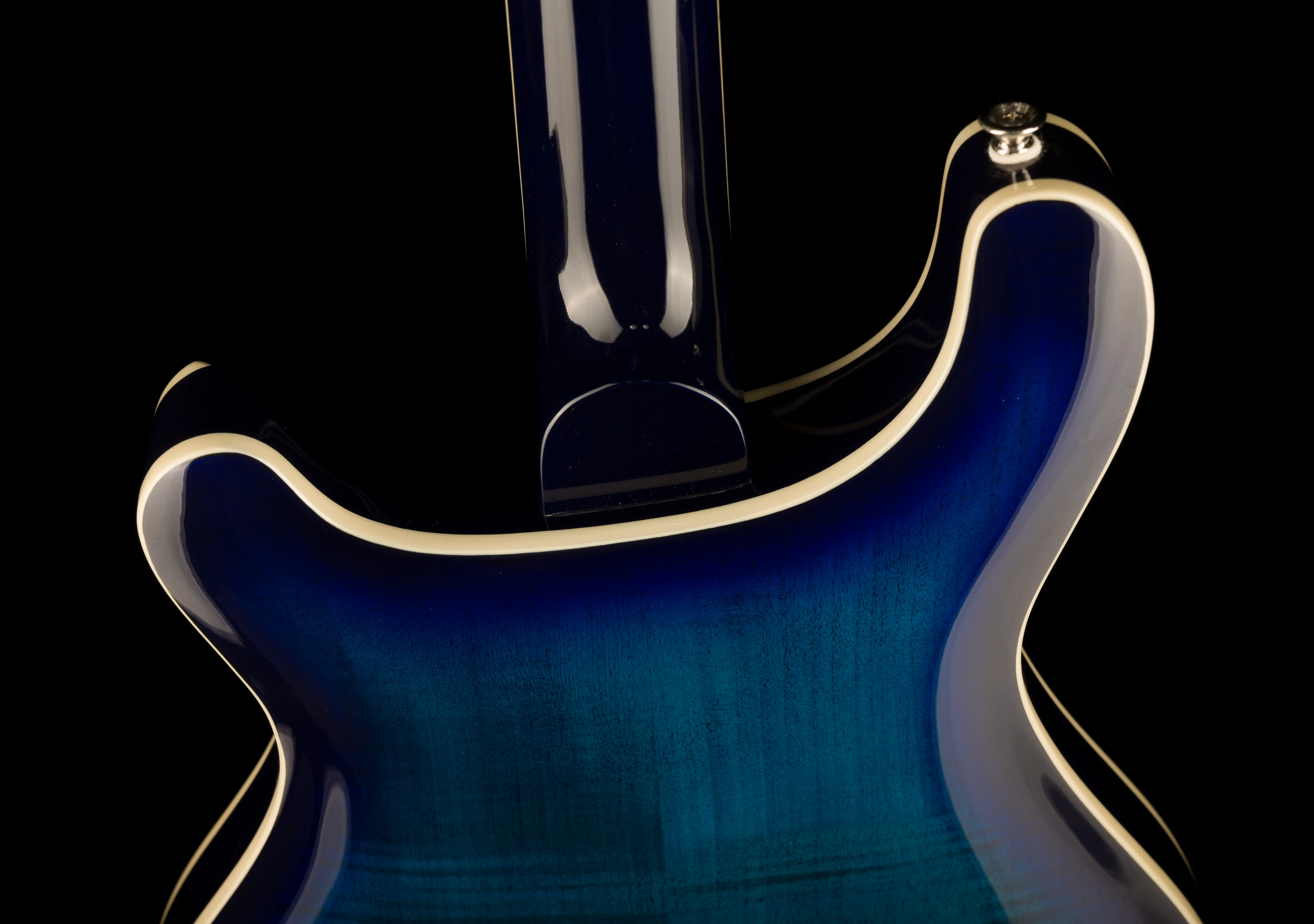 Pre Owned PRS SE Hollowbody II Faded Blue Burst With Case - Image 14