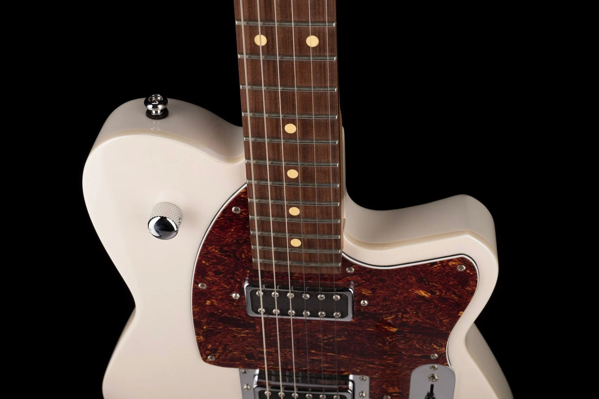 Pre Owned Reverend Flatroc RB White With Case - Image 3