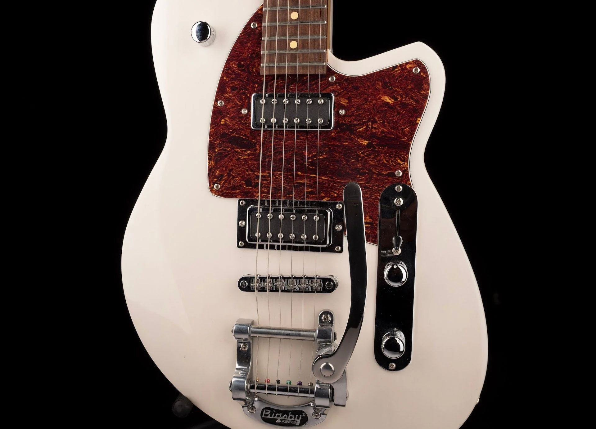 Pre Owned Reverend Flatroc RB White With Case - Image 6