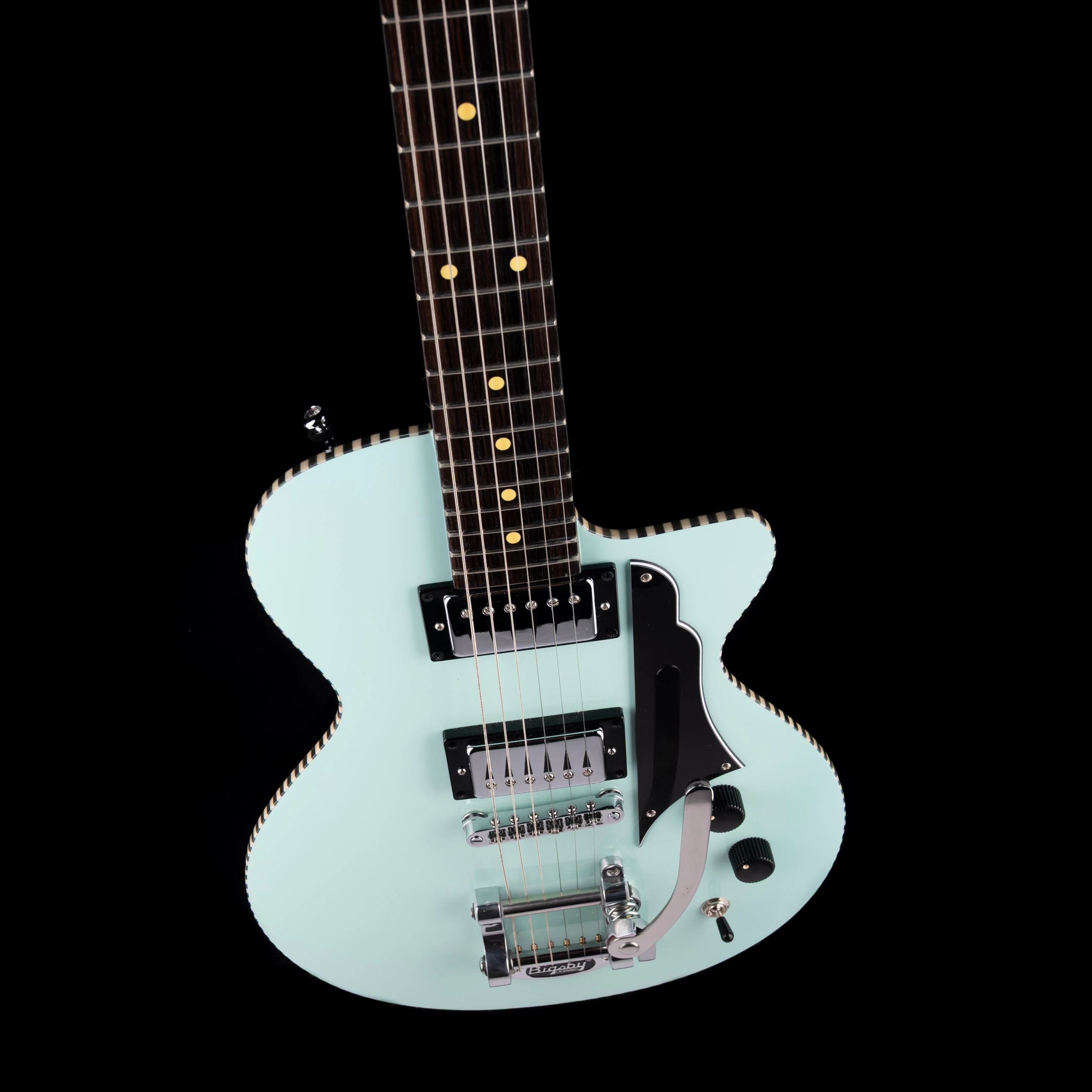 Pre Owned Reverend Rick Vito Soulshaker Oceanside Green With OHSC - Image 3