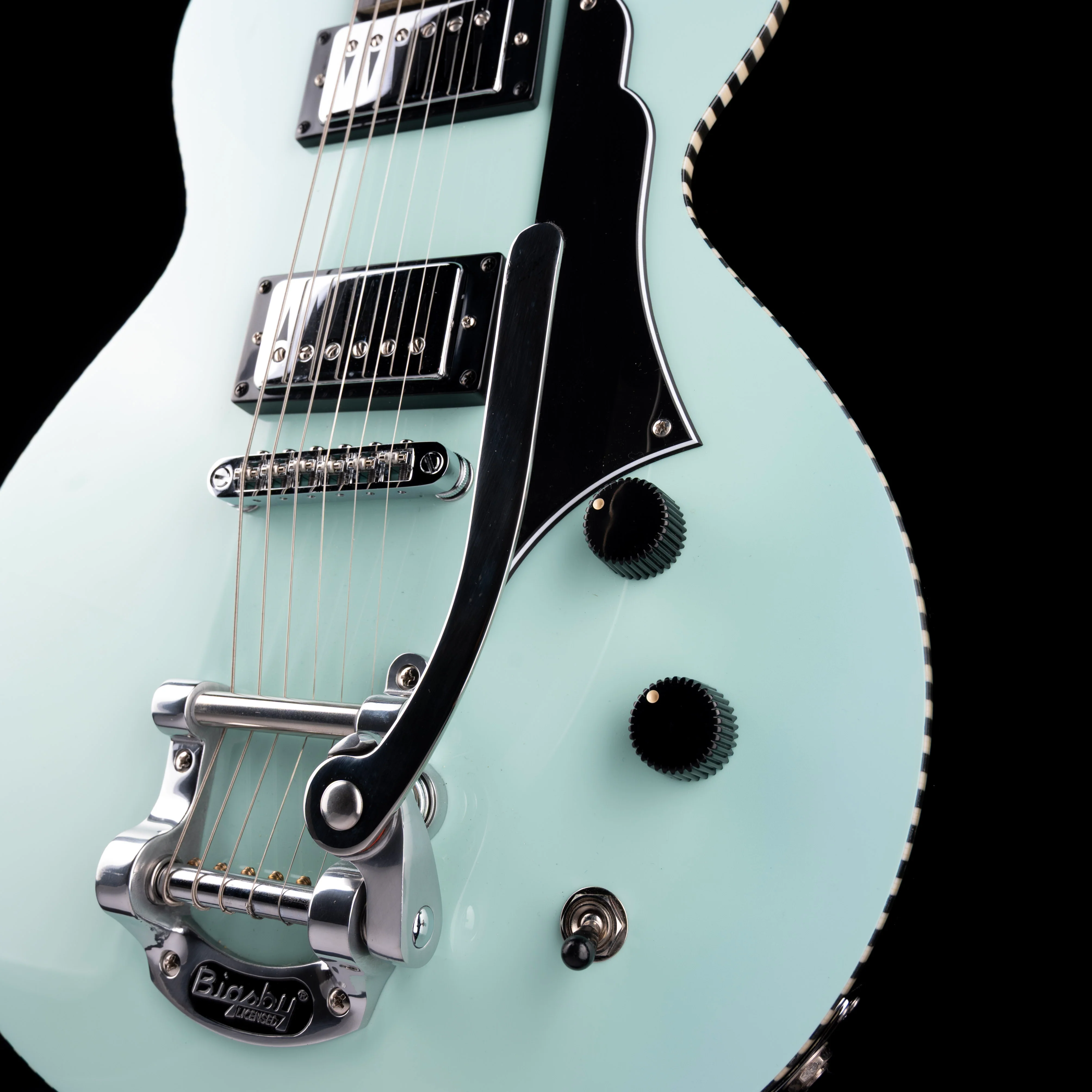 Pre Owned Reverend Rick Vito Soulshaker Oceanside Green With OHSC - Image 5