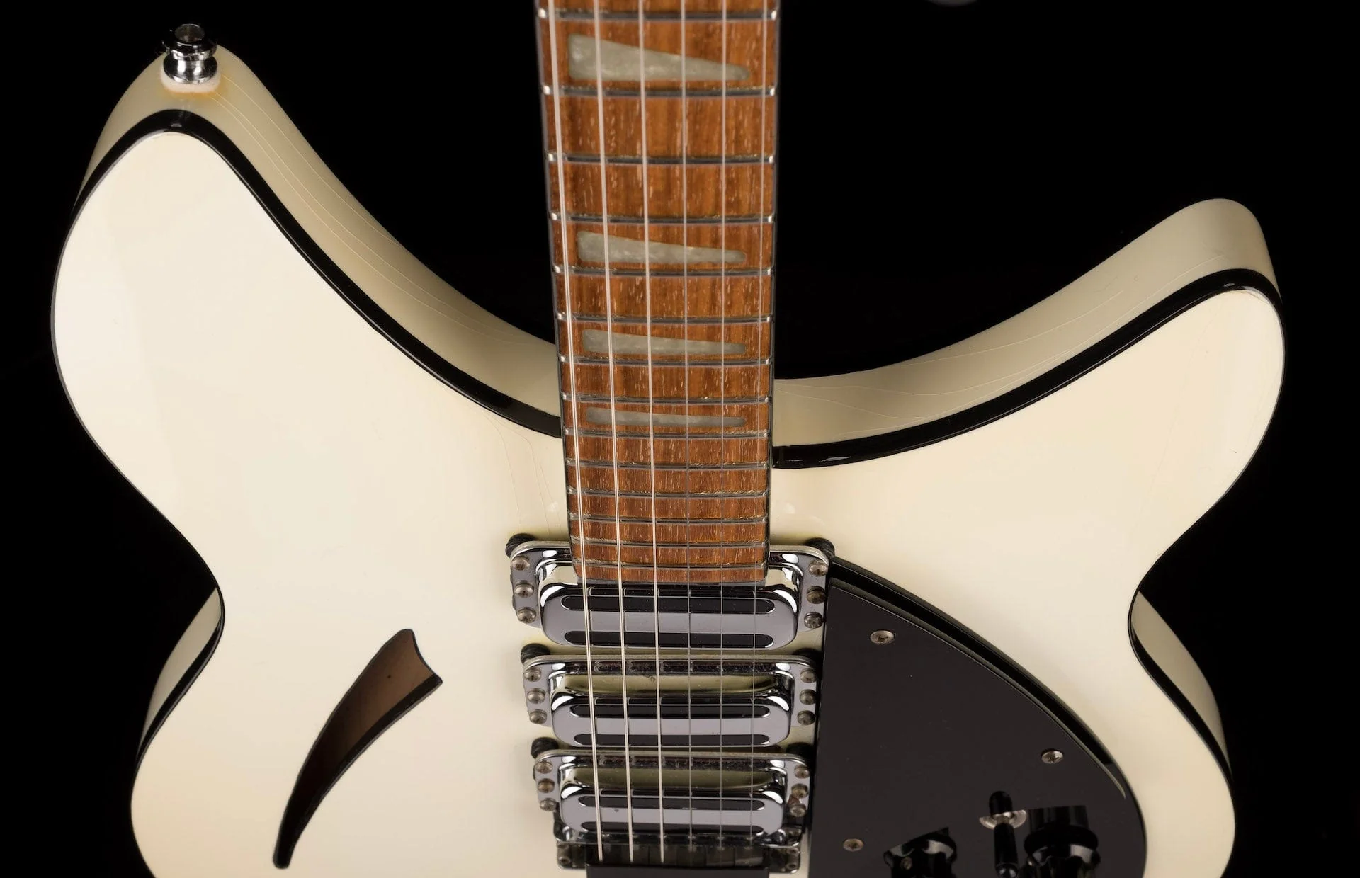 Vintage 1990 Rickenbacker 370WB White With OHSC - Image 11
