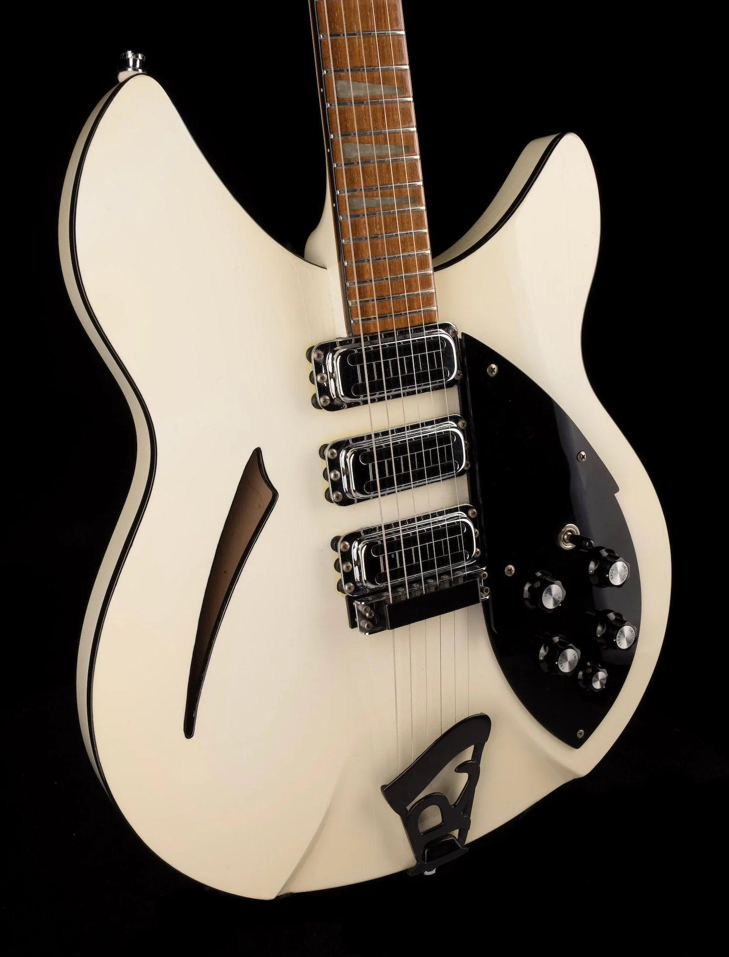Vintage 1990 Rickenbacker 370WB White With OHSC - Image 12