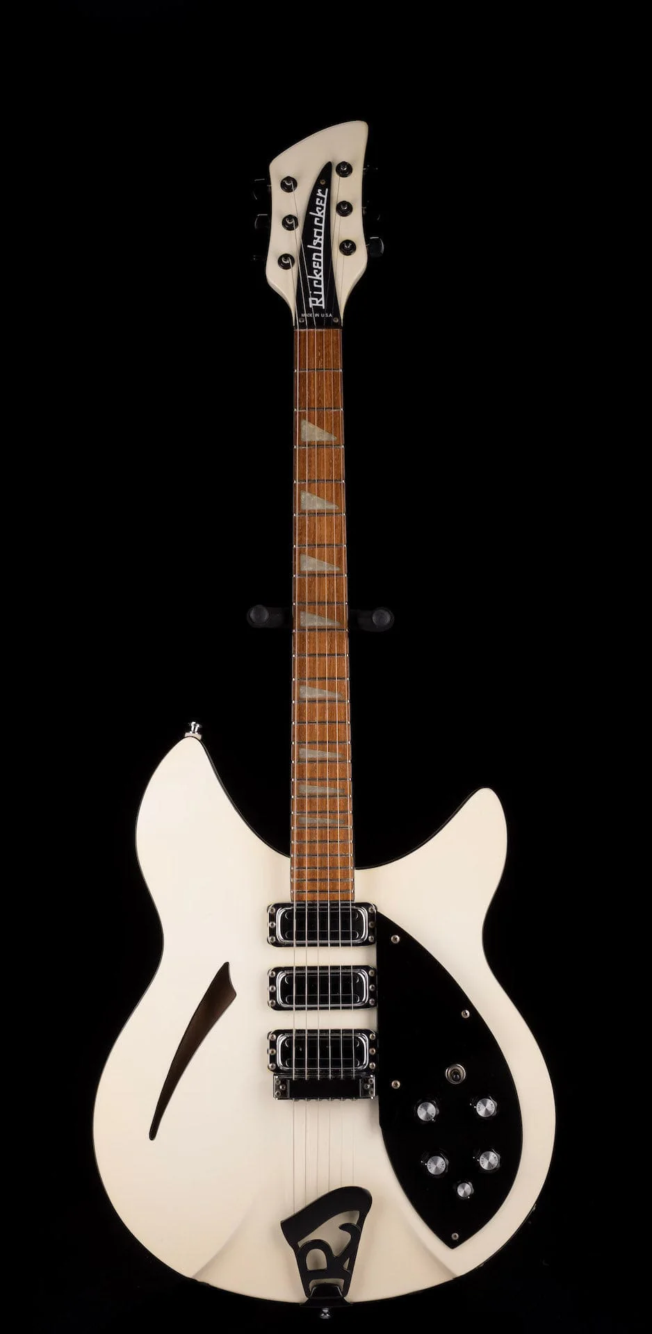 Vintage 1990 Rickenbacker 370WB White With OHSC - Image 2