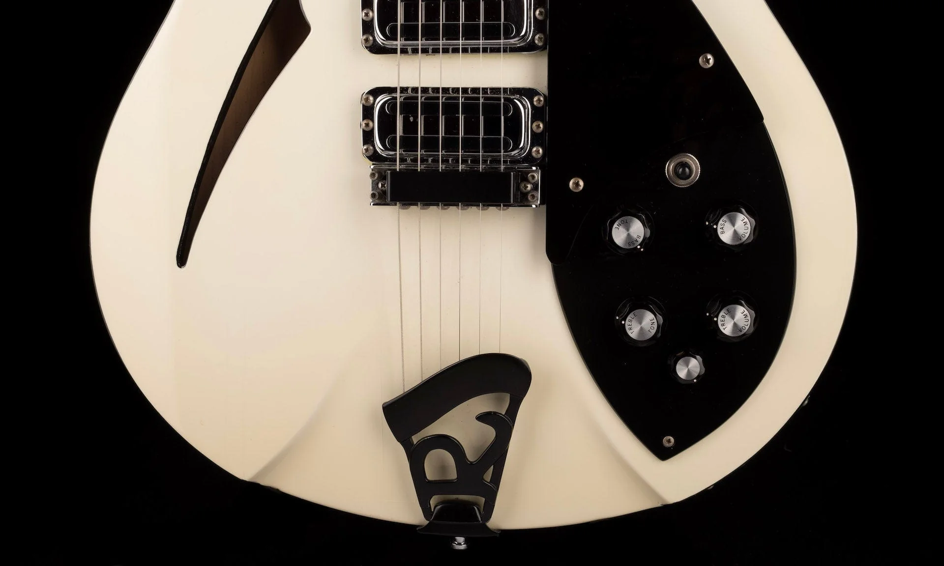 Vintage 1990 Rickenbacker 370WB White With OHSC - Image 5