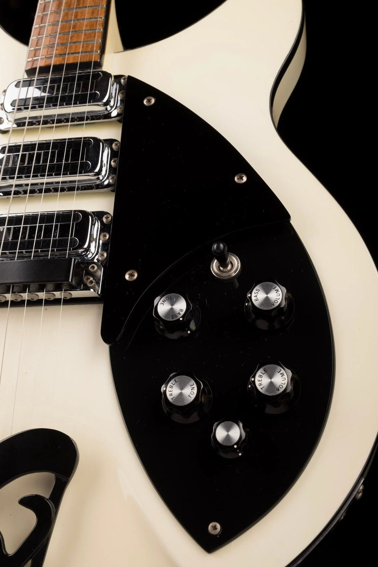 Vintage 1990 Rickenbacker 370WB White With OHSC - Image 7