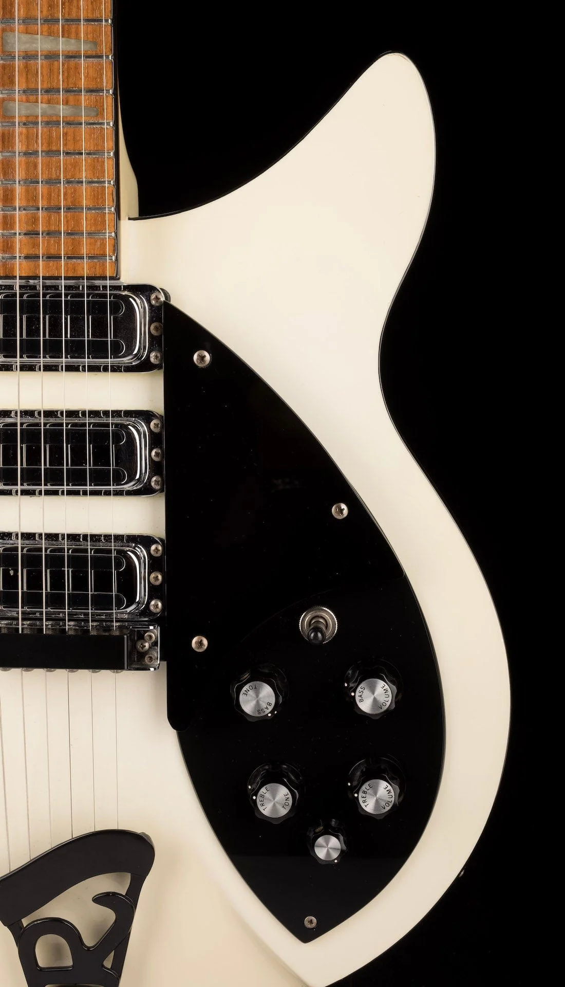 Vintage 1990 Rickenbacker 370WB White With OHSC - Image 8