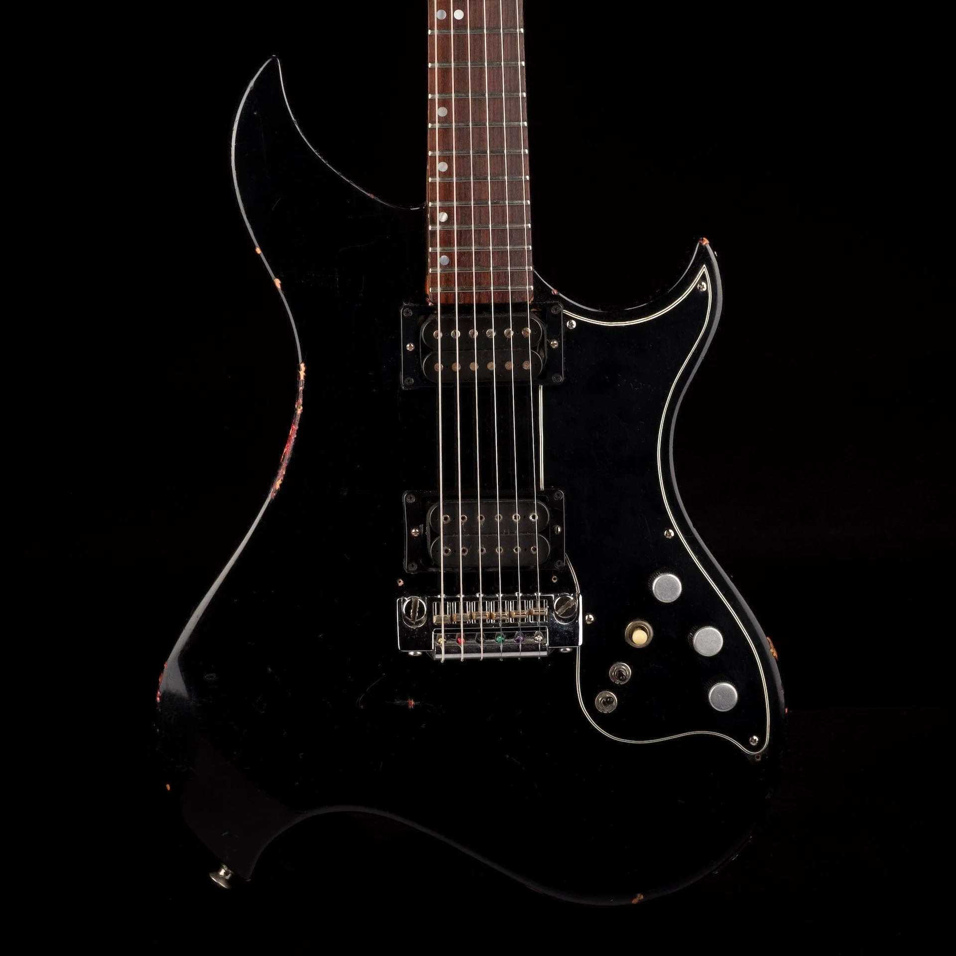 Pre Owned Silver Street Nightwing Black Electric Guitar With Gig Bag
