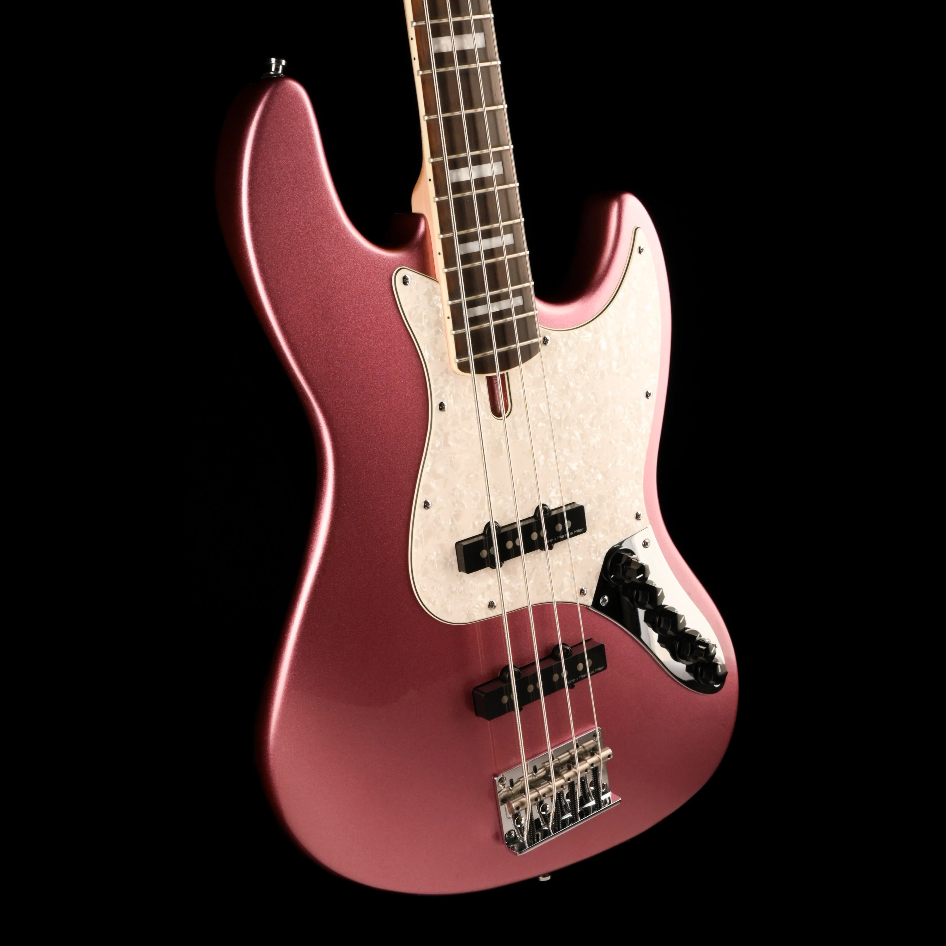 Pre Owned Sire M7 Marcus Miller Bass Metallic Burgundy With Case - Image 6