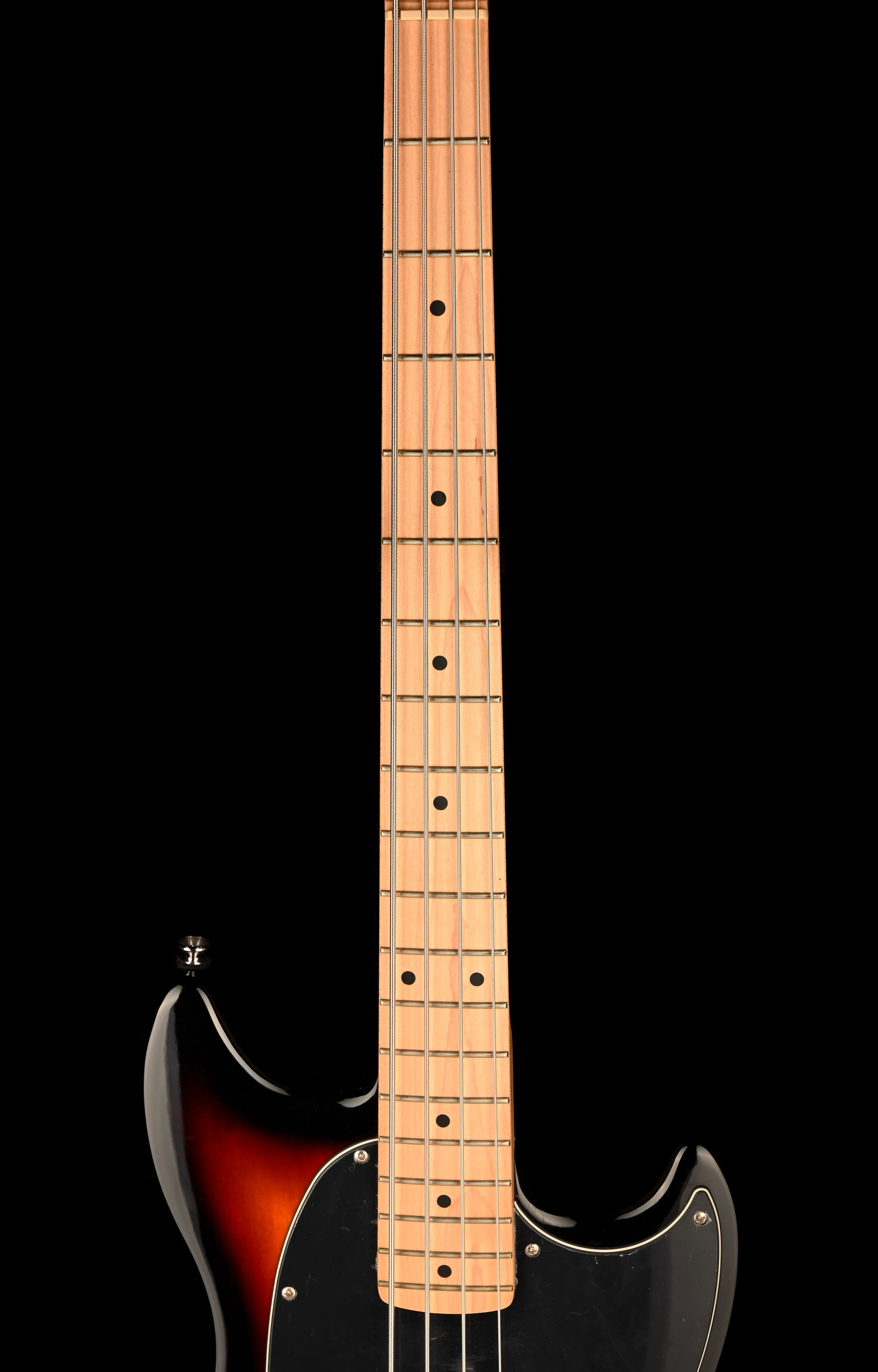 Pre Owned Squier Vintage Mustang Bass 3-Tone Sunburst With Gig Bag - Image 10
