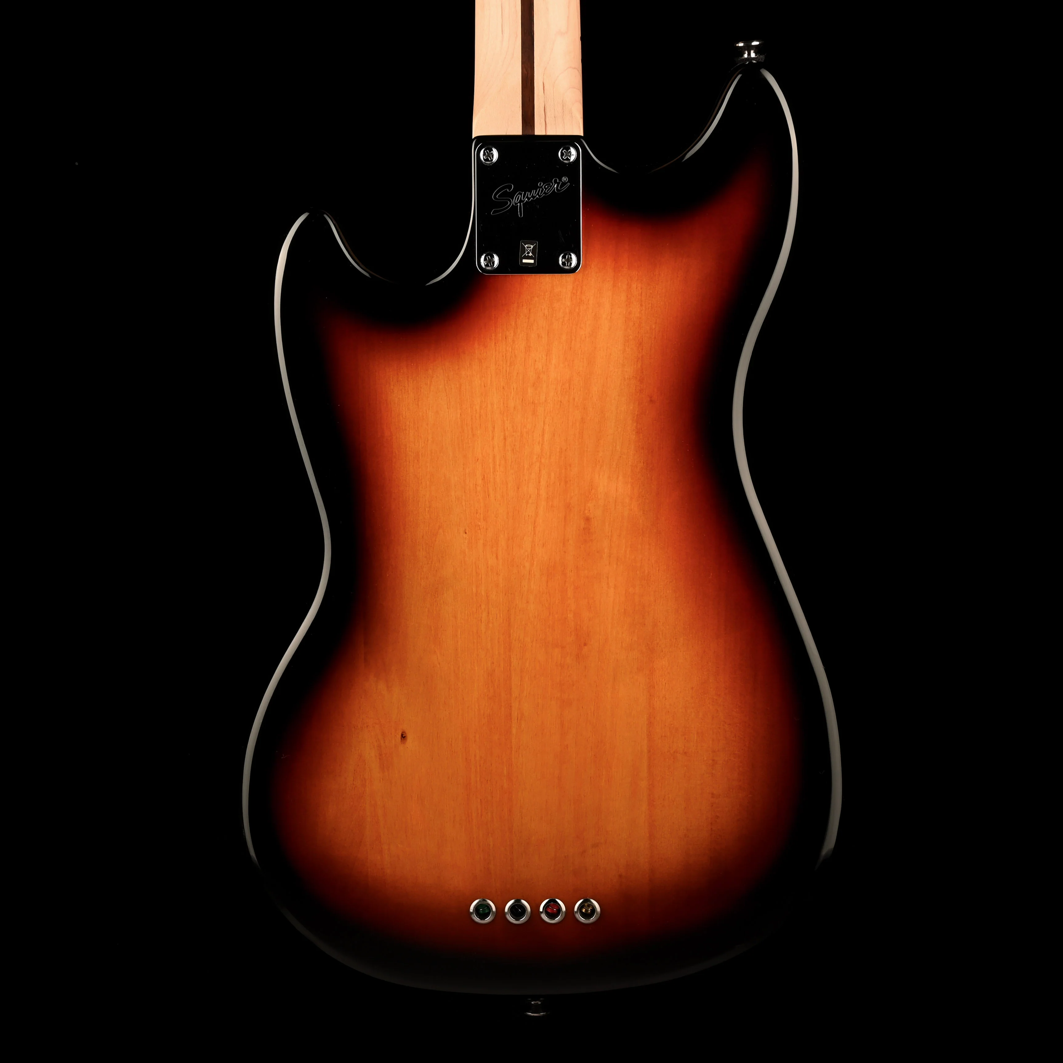 Pre Owned Squier Vintage Mustang Bass 3-Tone Sunburst With Gig Bag - Image 12
