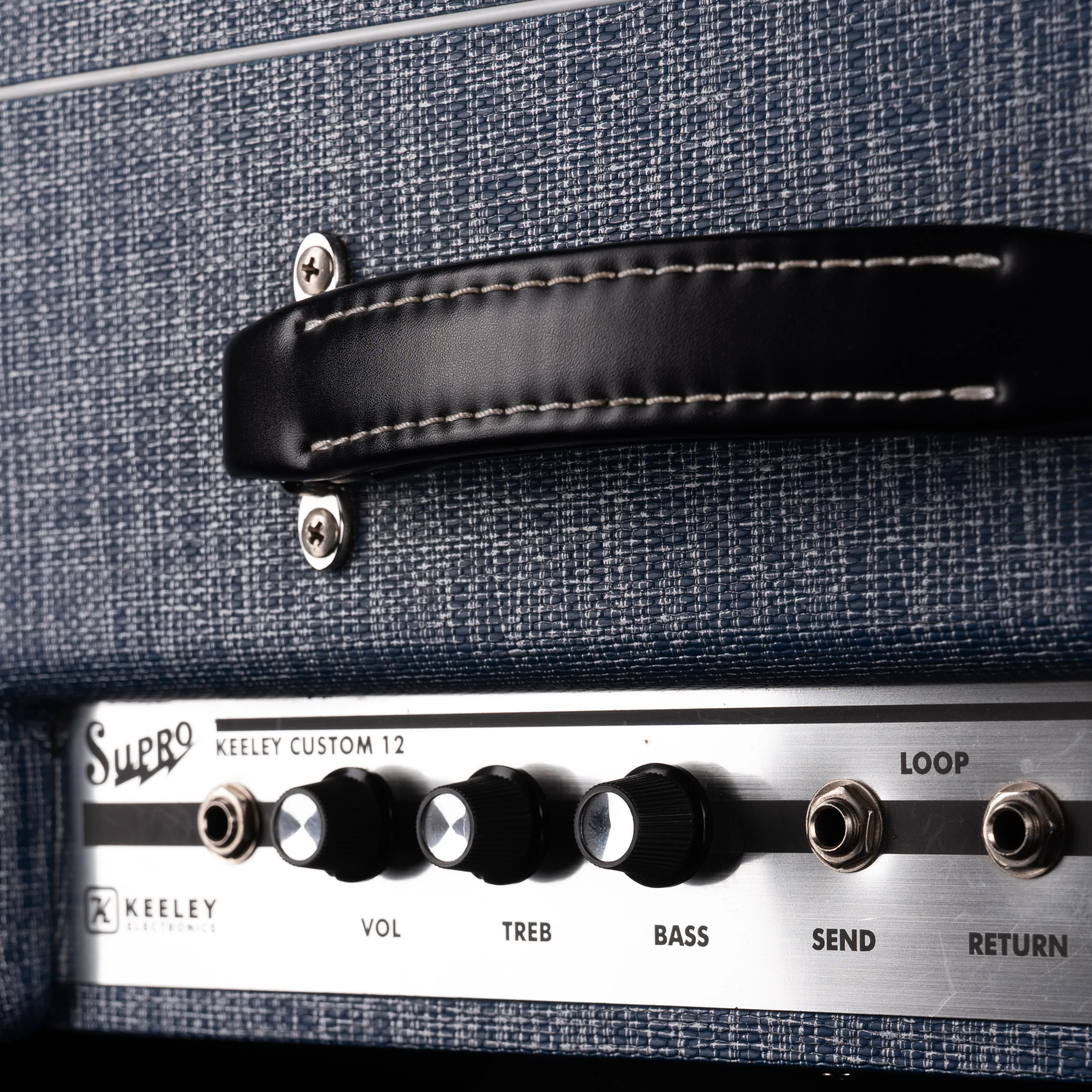 Used Supro 1968RK Keeley Custom 12 25-watt 1x12" Tube Guitar Amp with Tuki Cover - Image 11