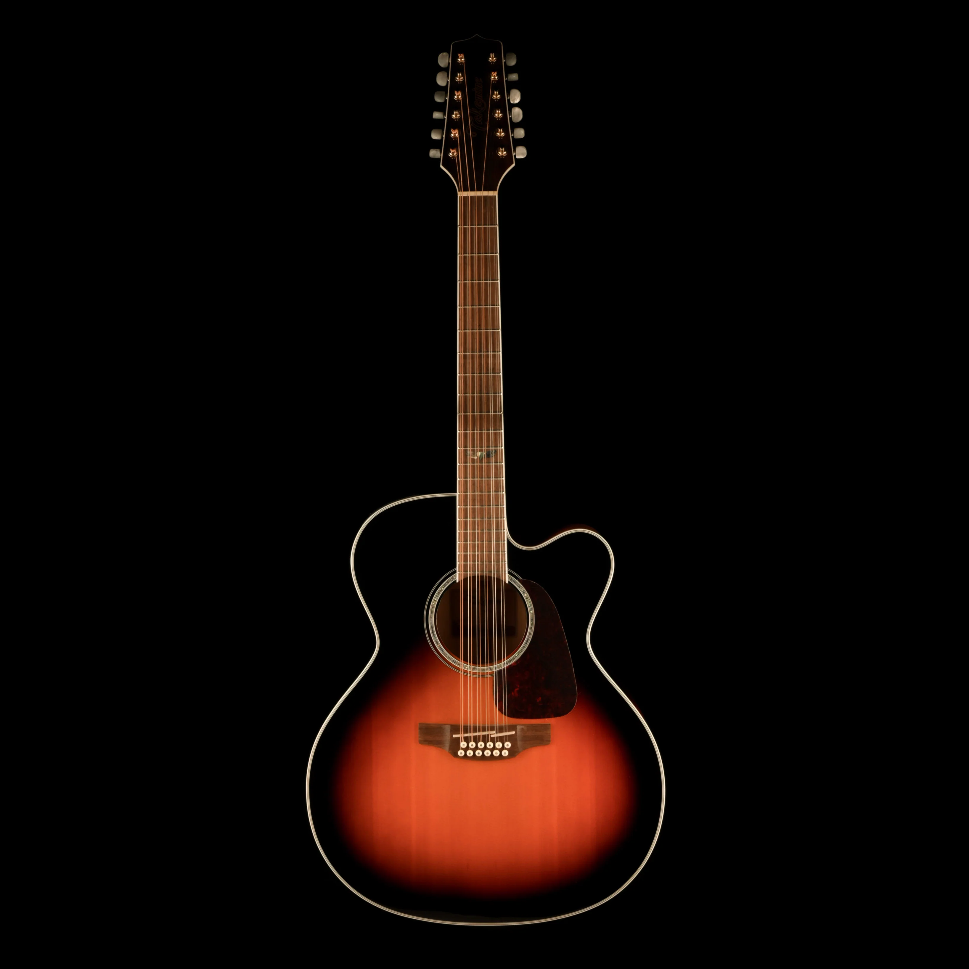 Pre Owned Takamine GJ72CE-12-BSB 12-String Sunburst Acoustic Guitar With Gig Bag #TC21080925 - Image 2
