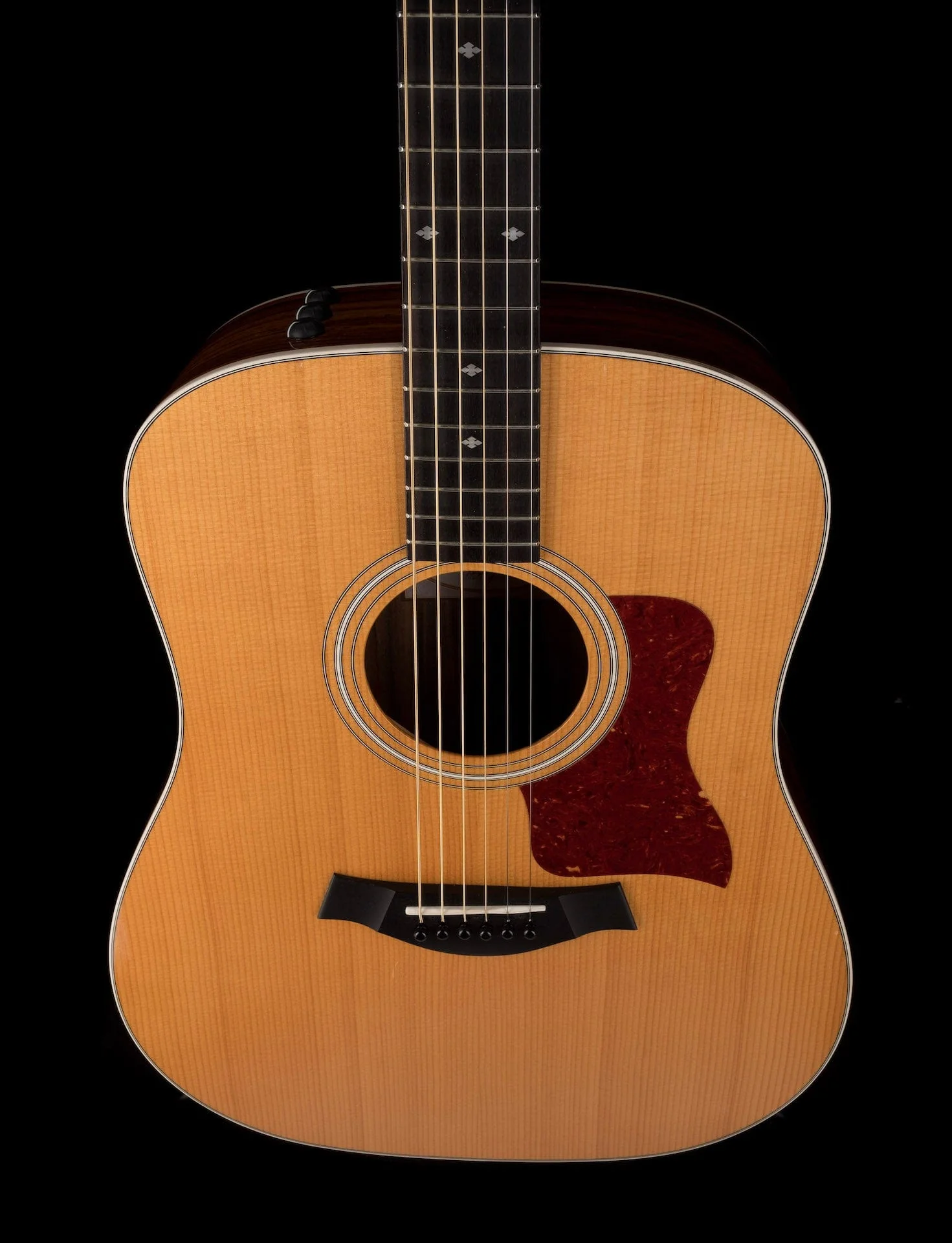 Pre Owned Taylor 210e DLX Natural Acoustic Electric Guitar With OHSC - Image 4