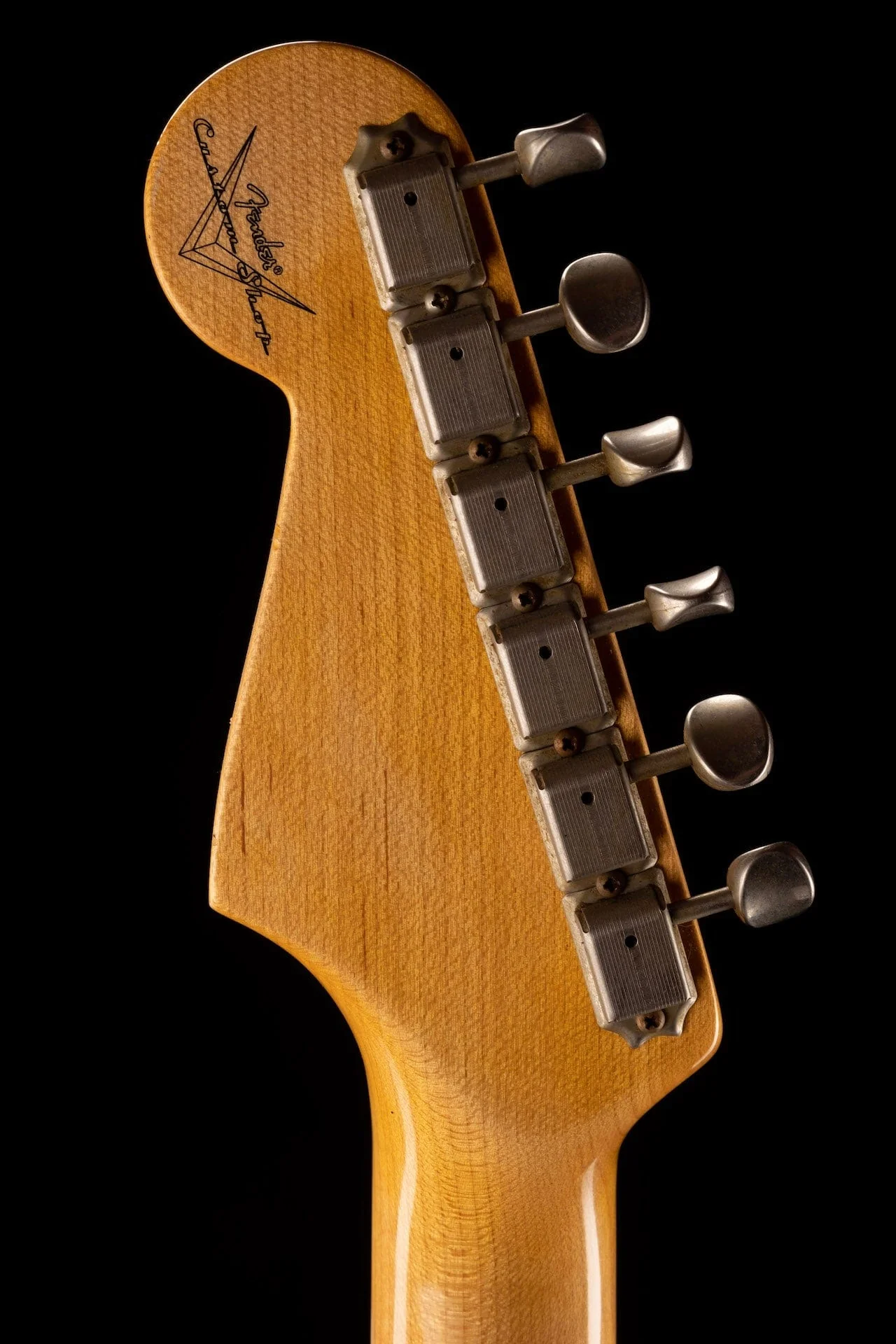 Pre Owned 2016 Fender Custom Shop 1963 Stratocaster Relic 3-Tone Sunburst With OHSC - Image 16
