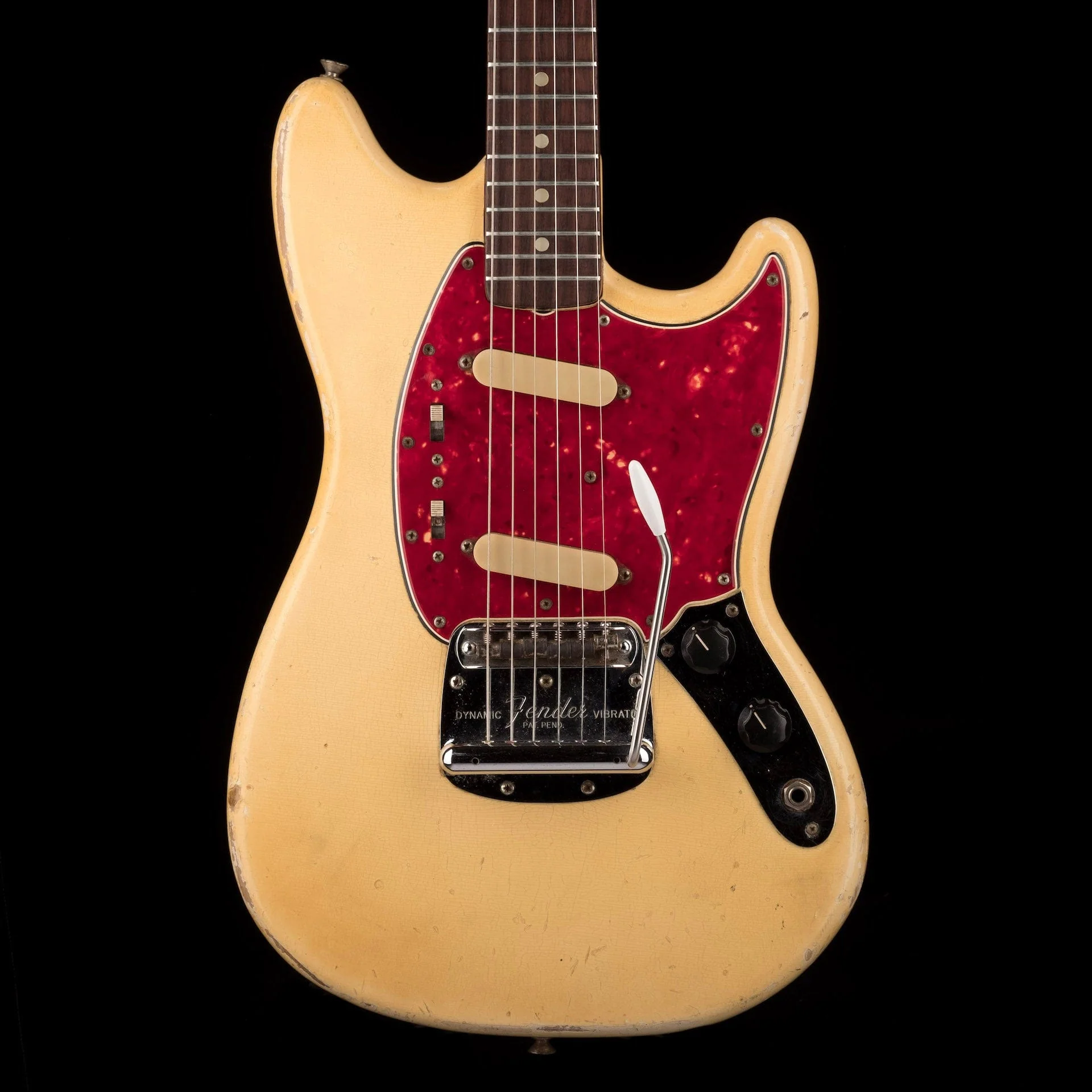 Vintage 1965 Fender Mustang Olympic White With Gig Bag