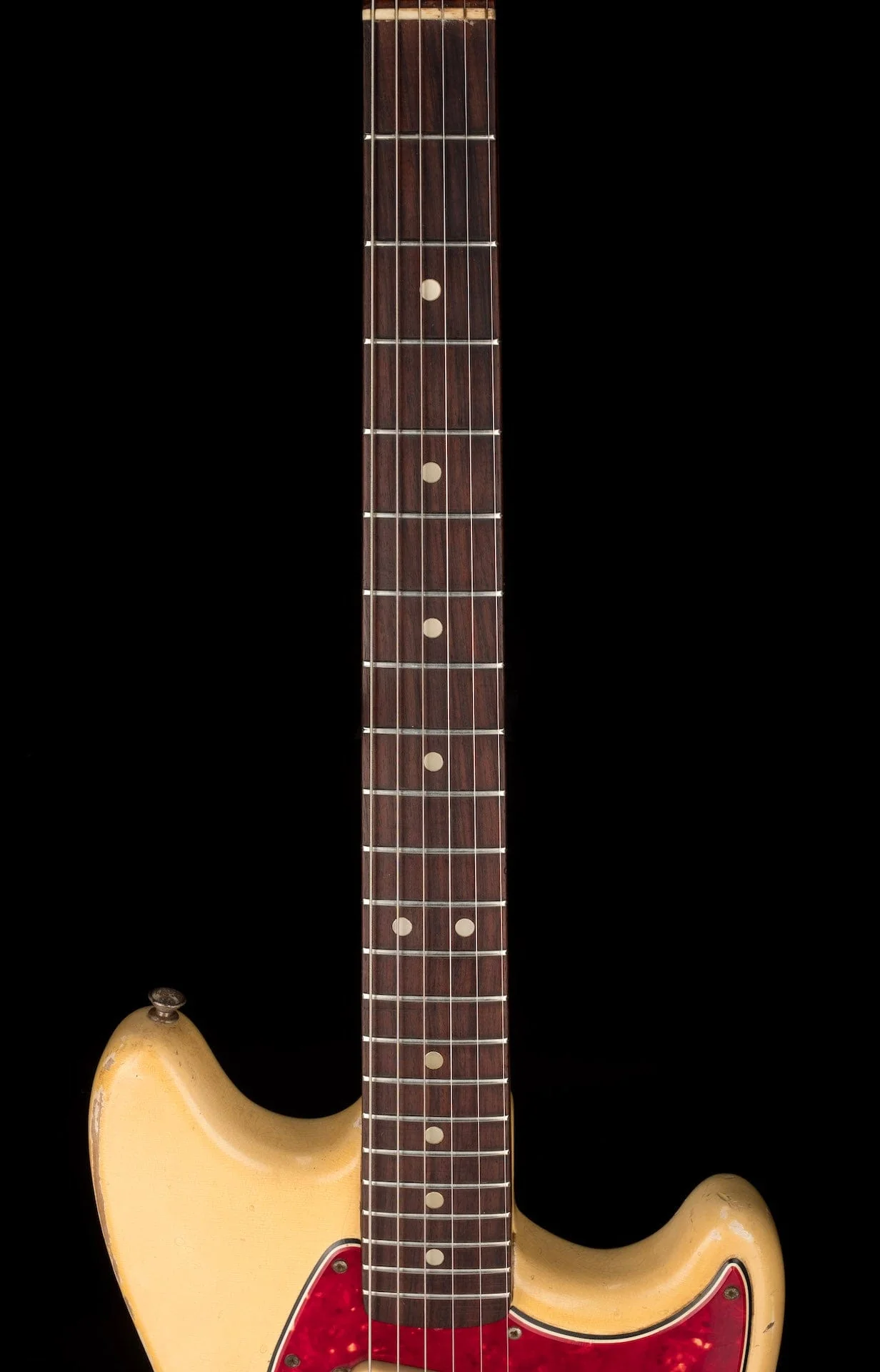 Vintage 1965 Fender Mustang Olympic White With Gig Bag - Image 12