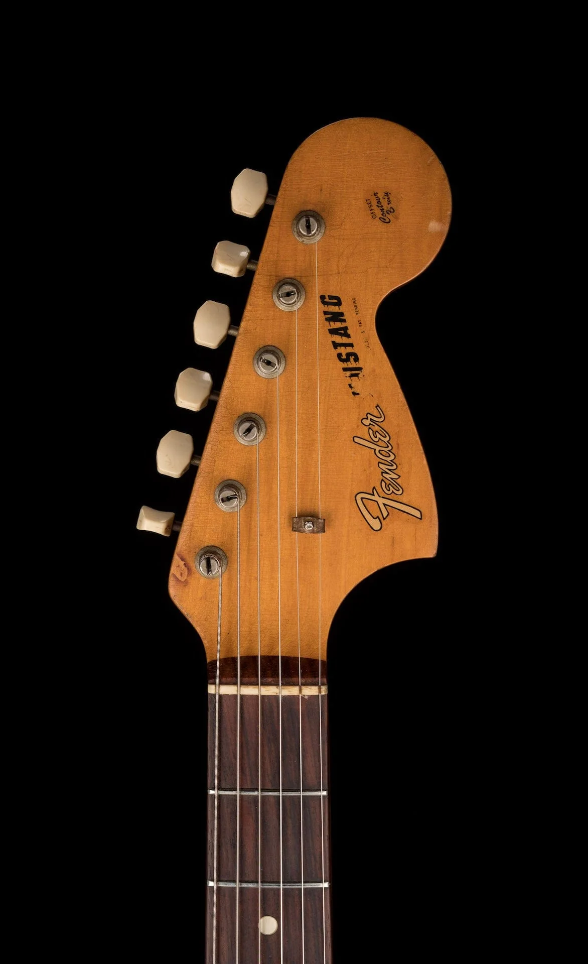 Vintage 1965 Fender Mustang Olympic White With Gig Bag - Image 18