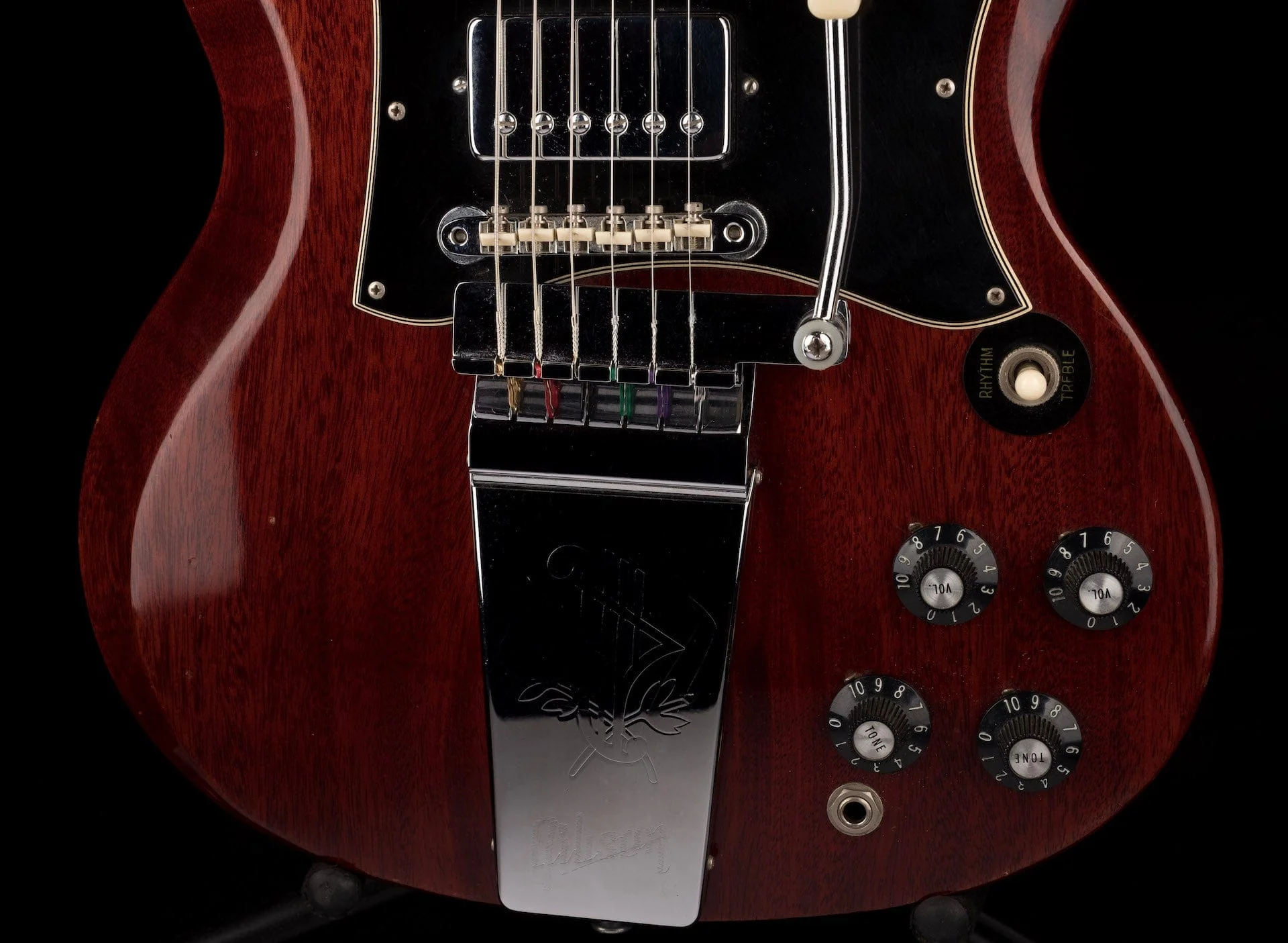 Vintage 1969 Gibson SG Standard Electric Guitar With Case - Image 5