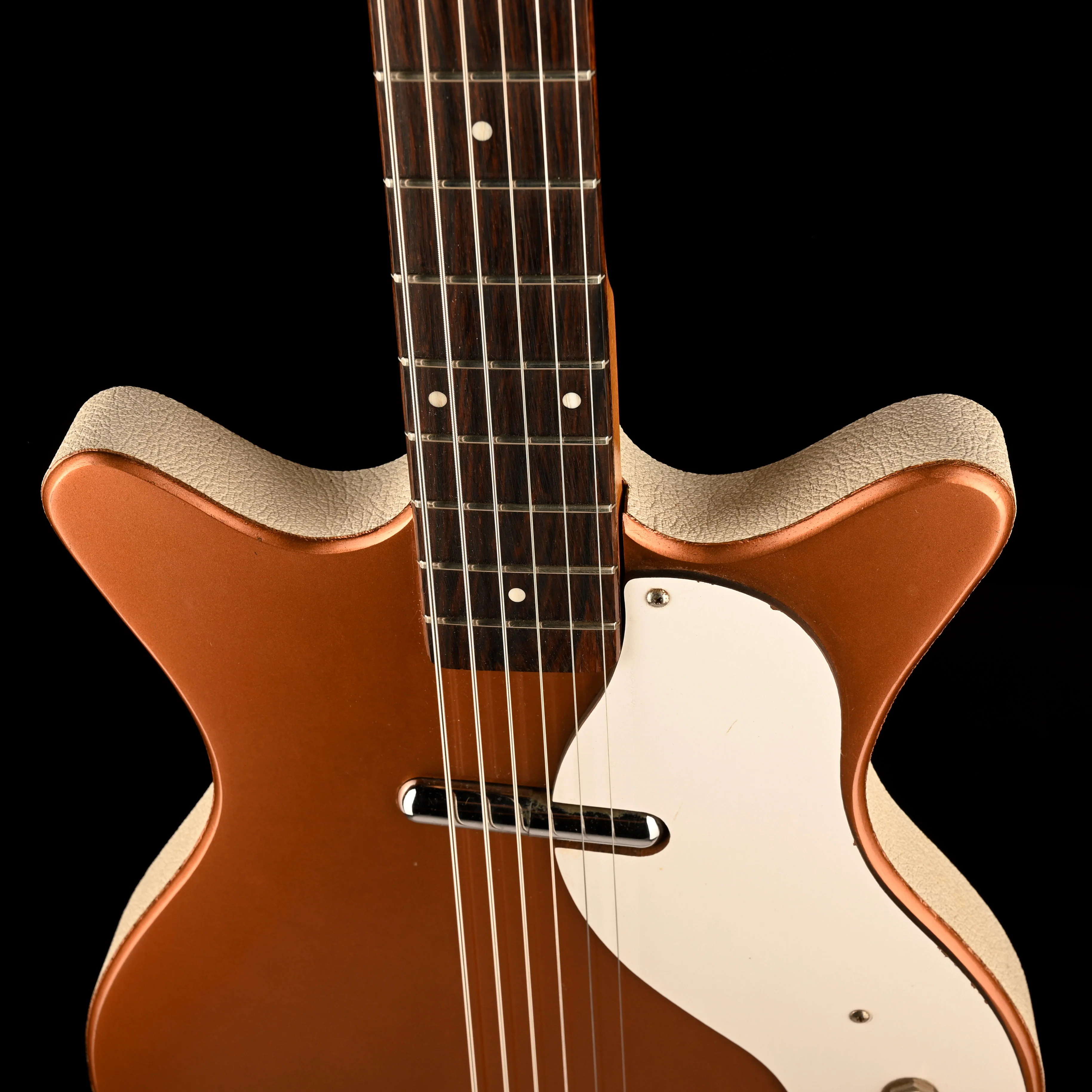 Vintage 1959 Danelectro Baritone Copper With OHSC - Image 3