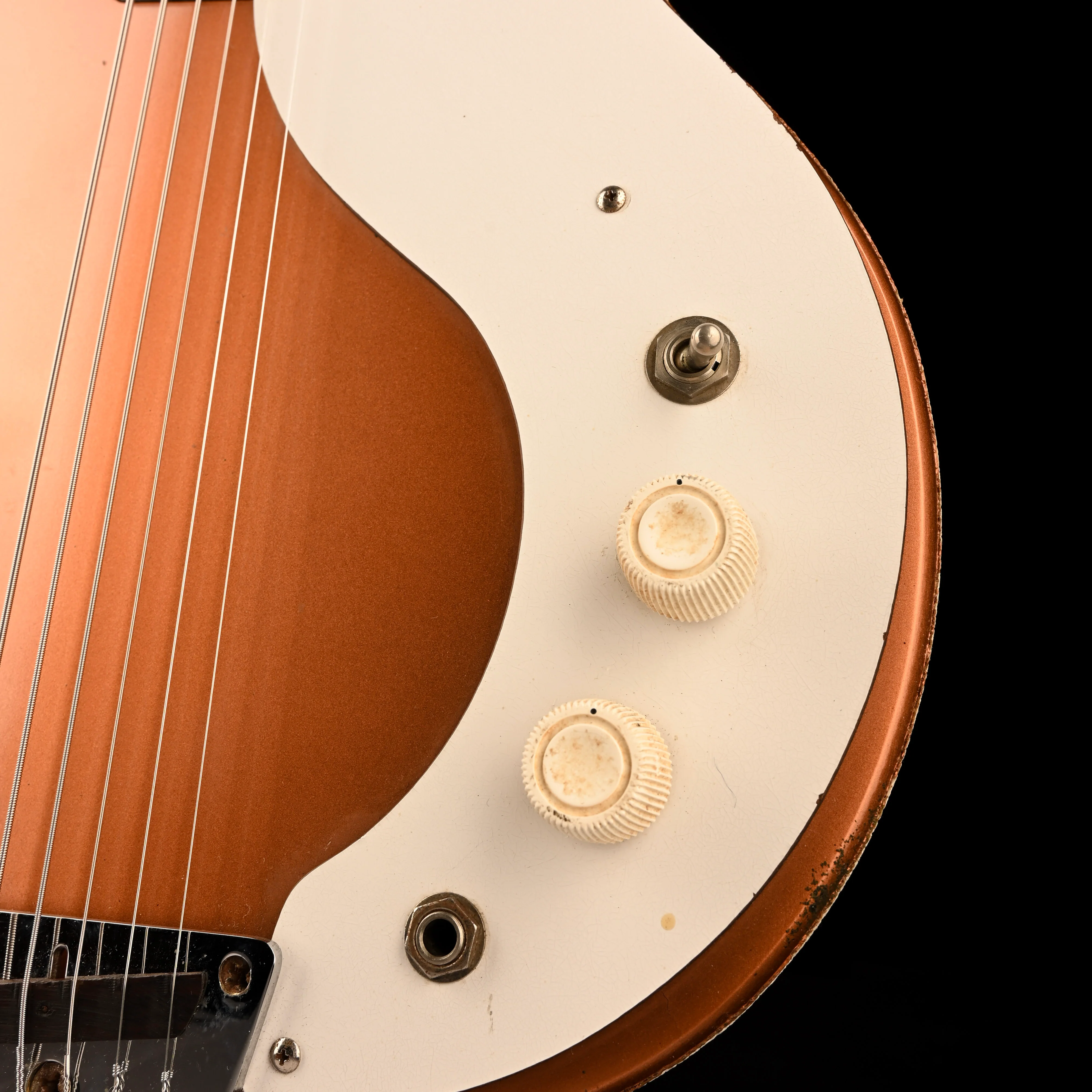 Vintage 1959 Danelectro Baritone Copper With OHSC - Image 7