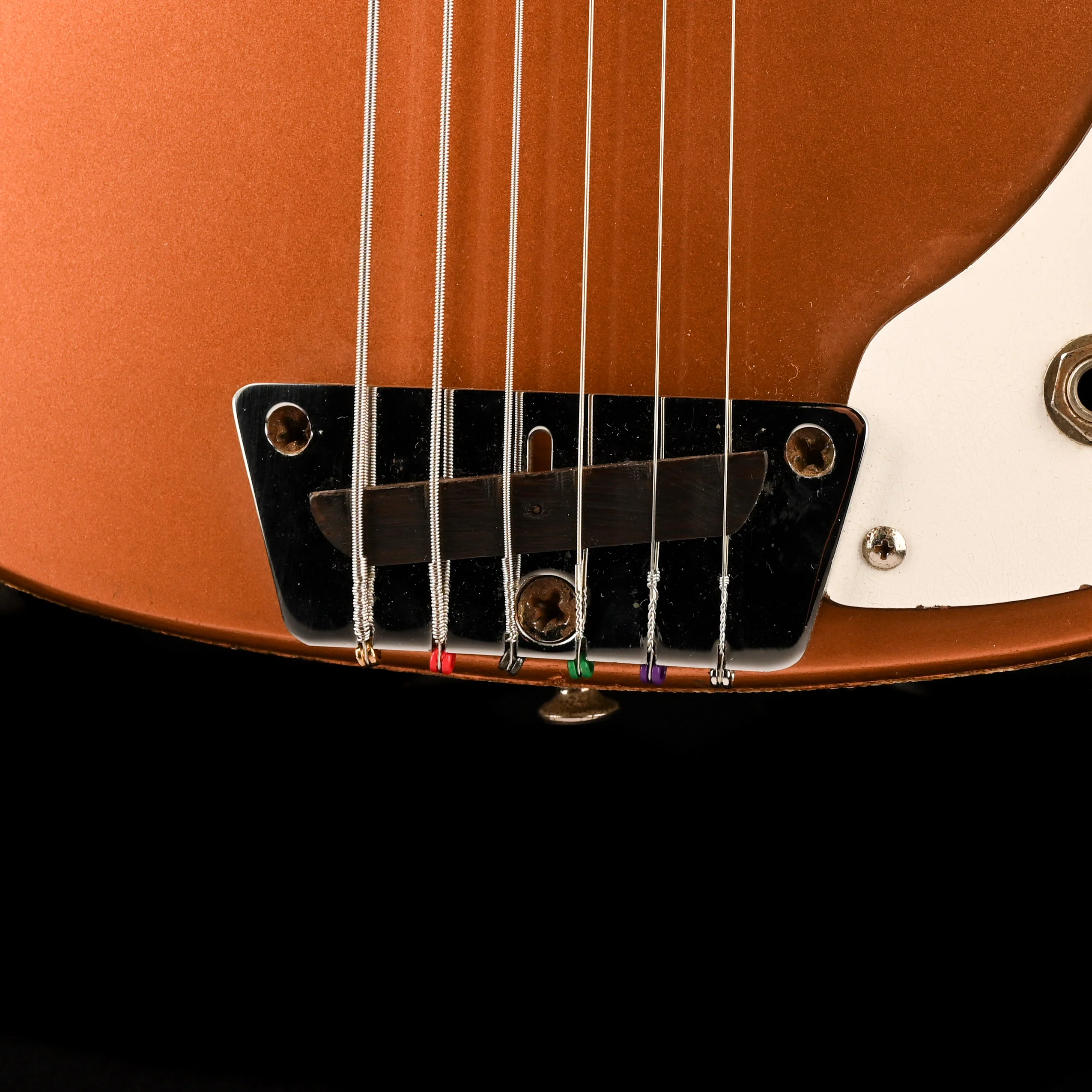 Vintage 1959 Danelectro Baritone Copper With OHSC - Image 8