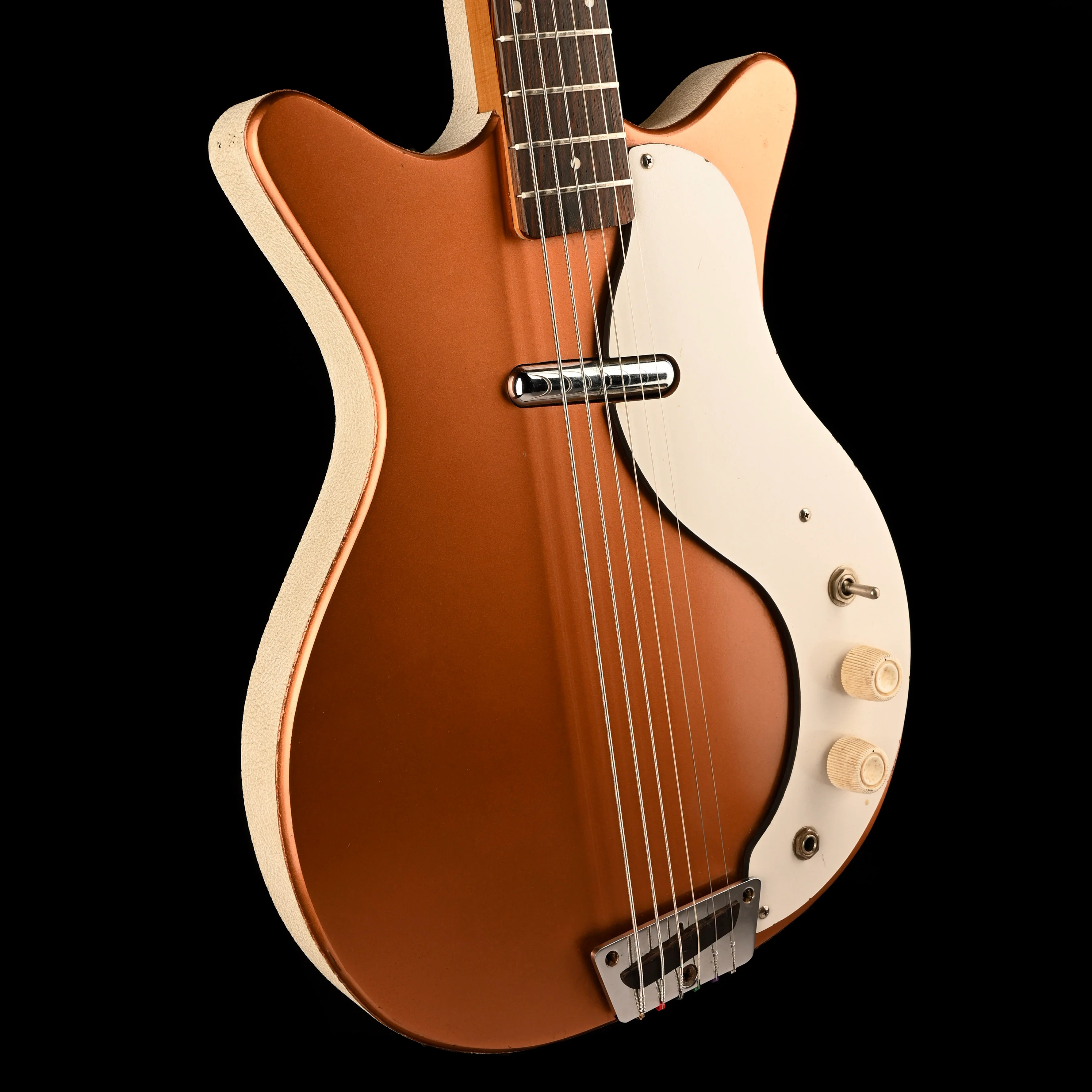 Vintage 1959 Danelectro Baritone Copper With OHSC - Image 9