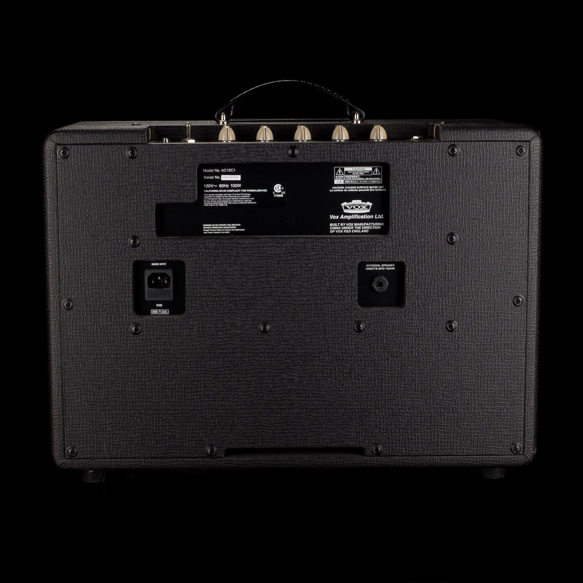 Pre Owned Vox AC10C1 10-watt 1x10" Guitar Amp Combo - Image 8