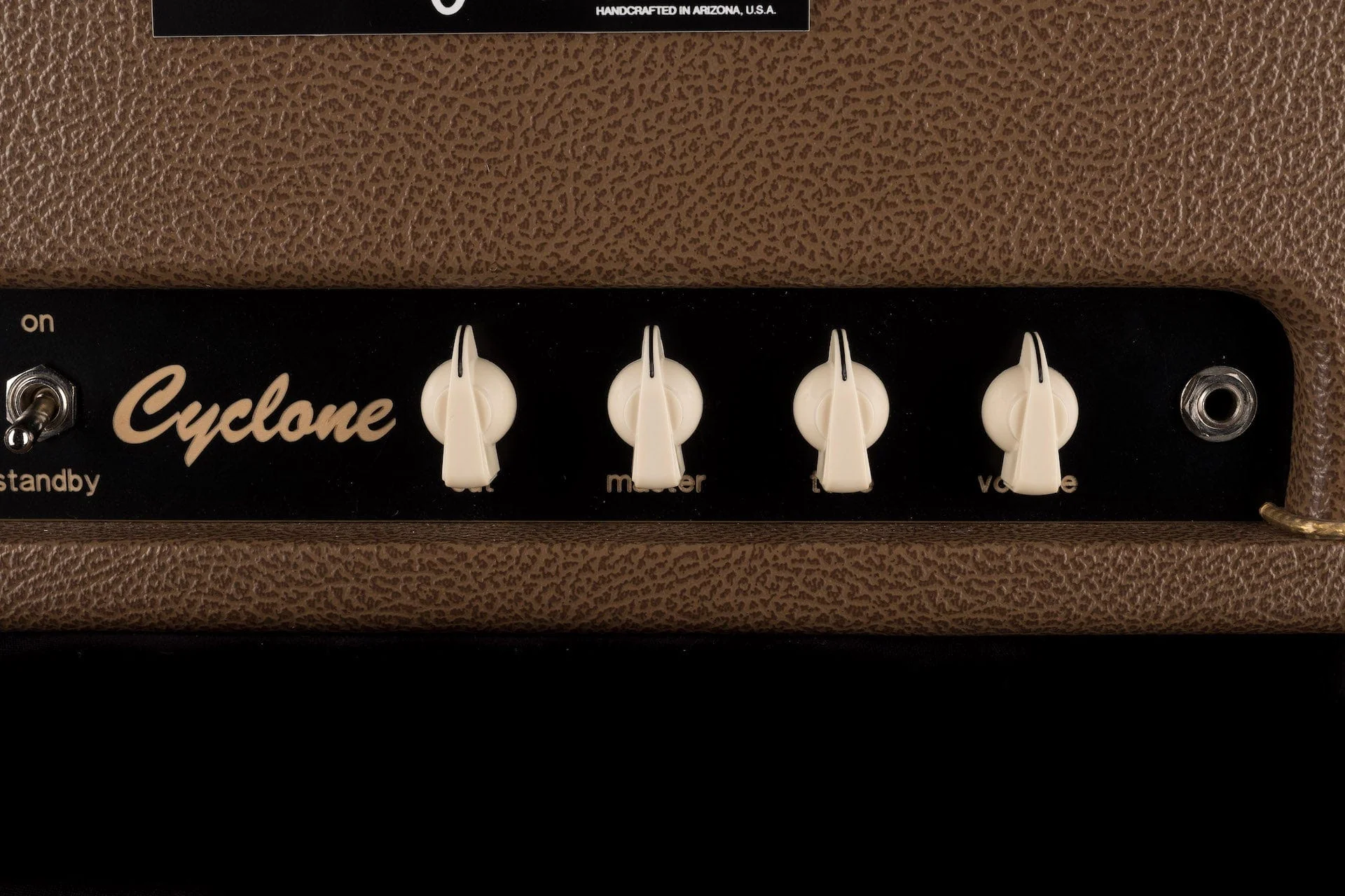 Pre Owned Winfield Cyclone Guitar Amp Head & 2x10 Guitar Amp Cabinet With Head Cover - Image 12