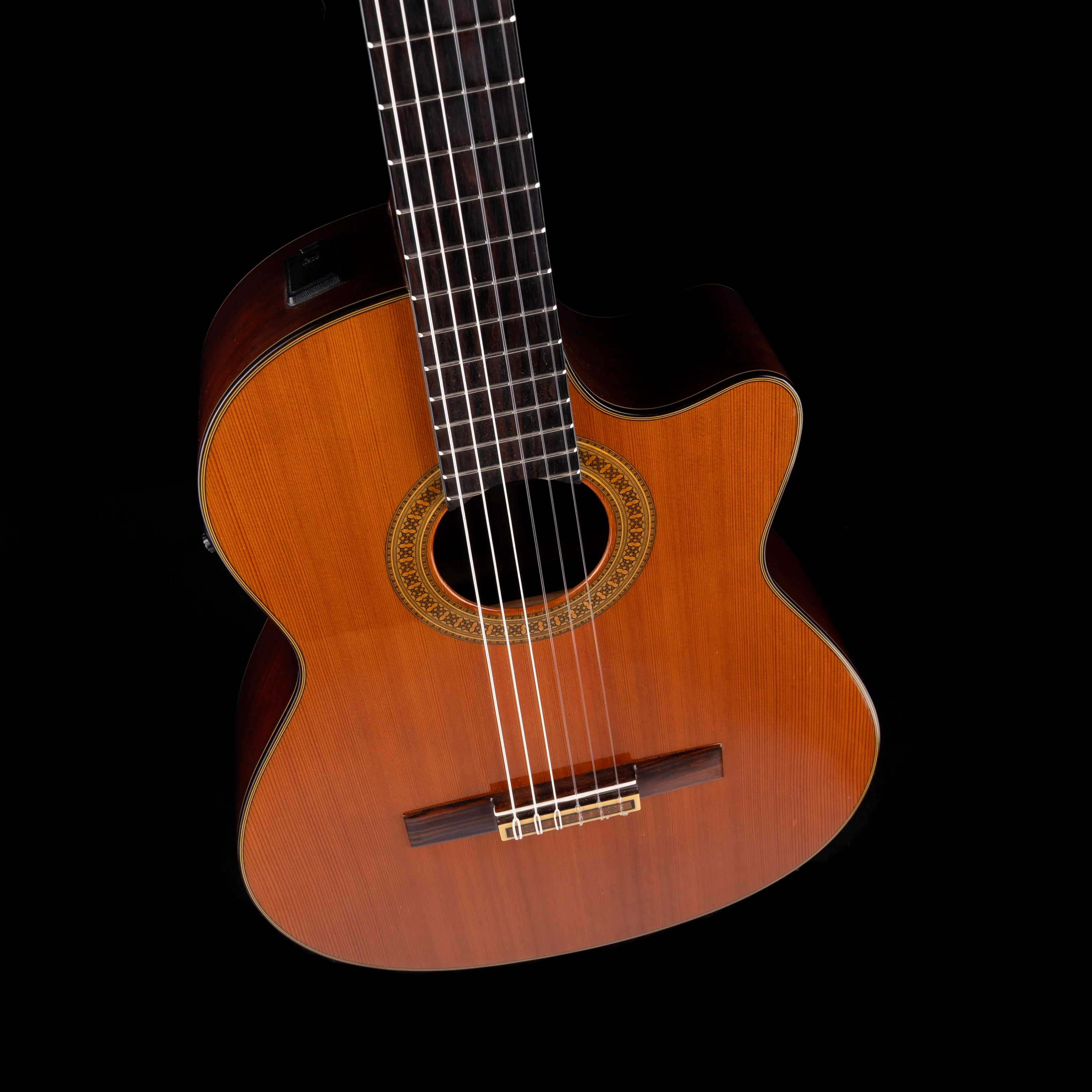 Pre-Owned Yamaha CGX-171CCA - Natural Nylon Acoustic Electric Guitar With Case - Image 3