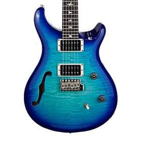 PRS CE 24 Semi-Hollow Aqua Smokeburst SATIN NECK One Off Electric Guitar With Gig Bag
