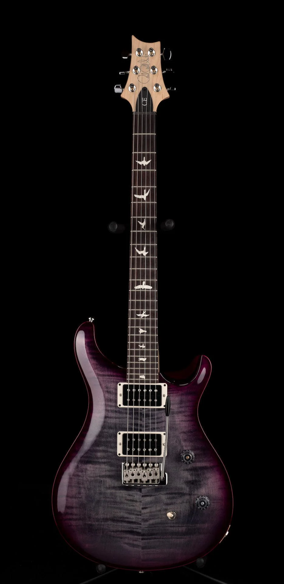 PRS CE24 Custom Color Charcoal Violet Wrap Burst - Image 2
