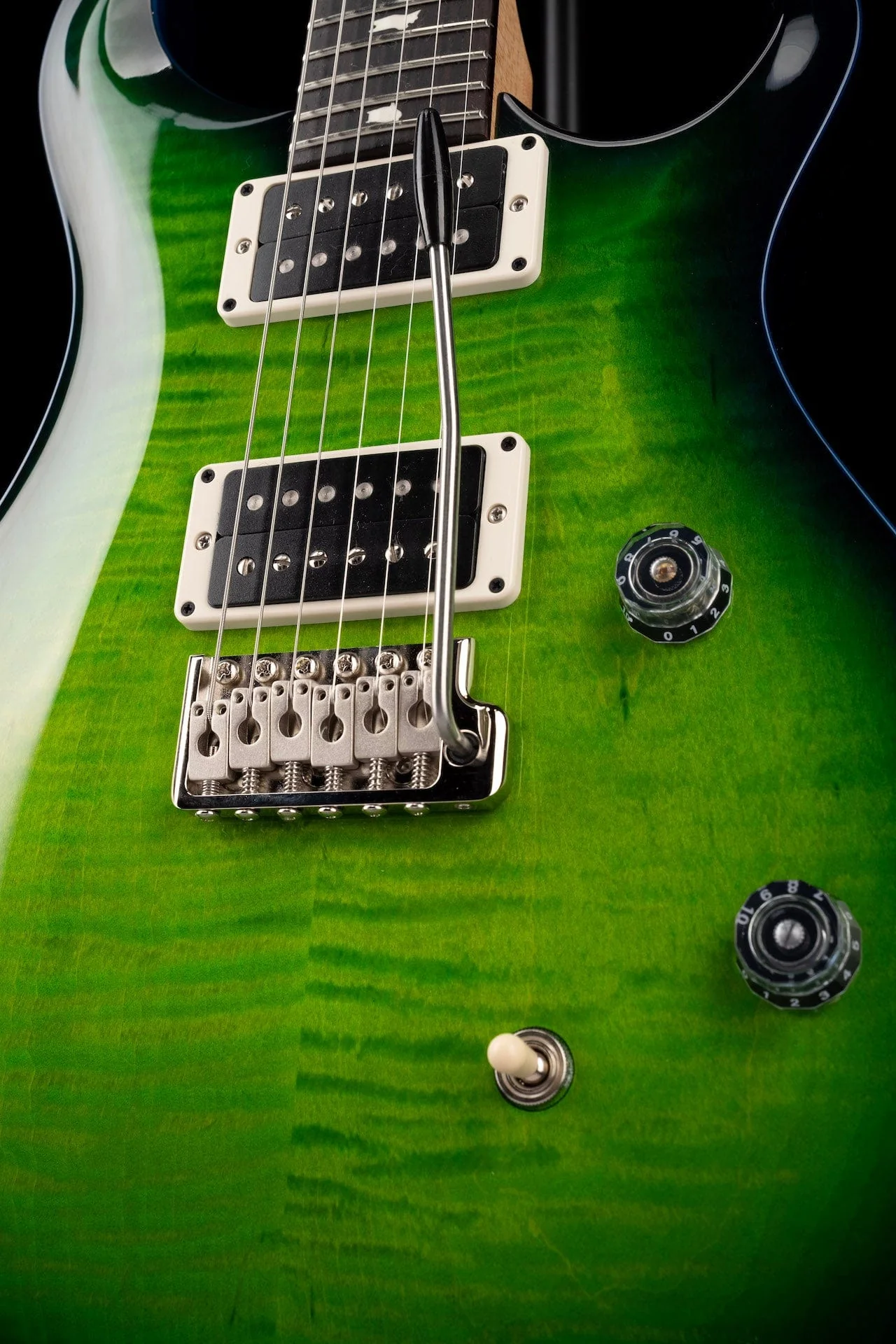 PRS CE24 Custom Color Eriza Verde Smokeburst - Image 6