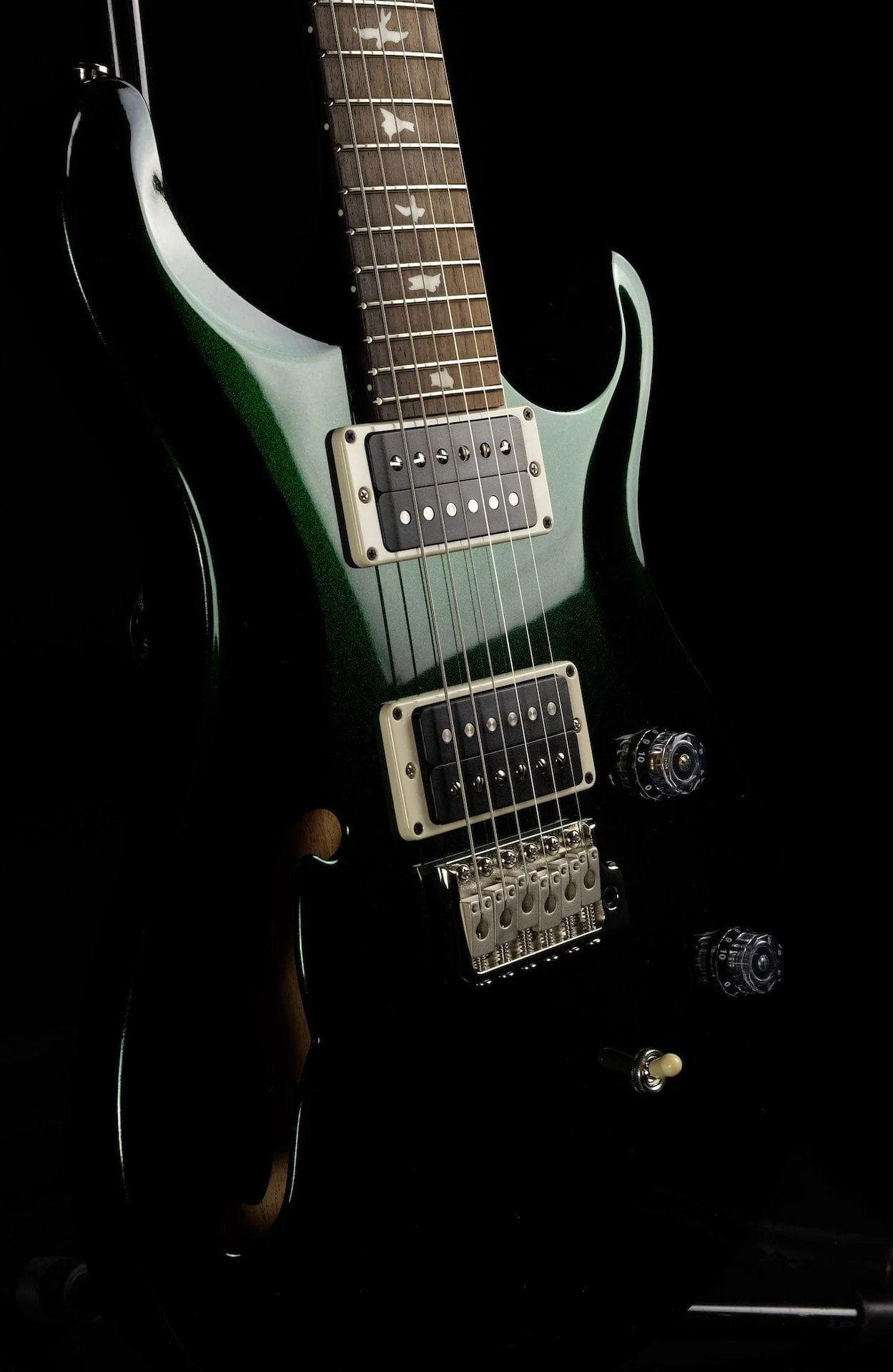 PRS CE24 Semi-Hollow Emerald Metallic With Gig Bag - Image 10