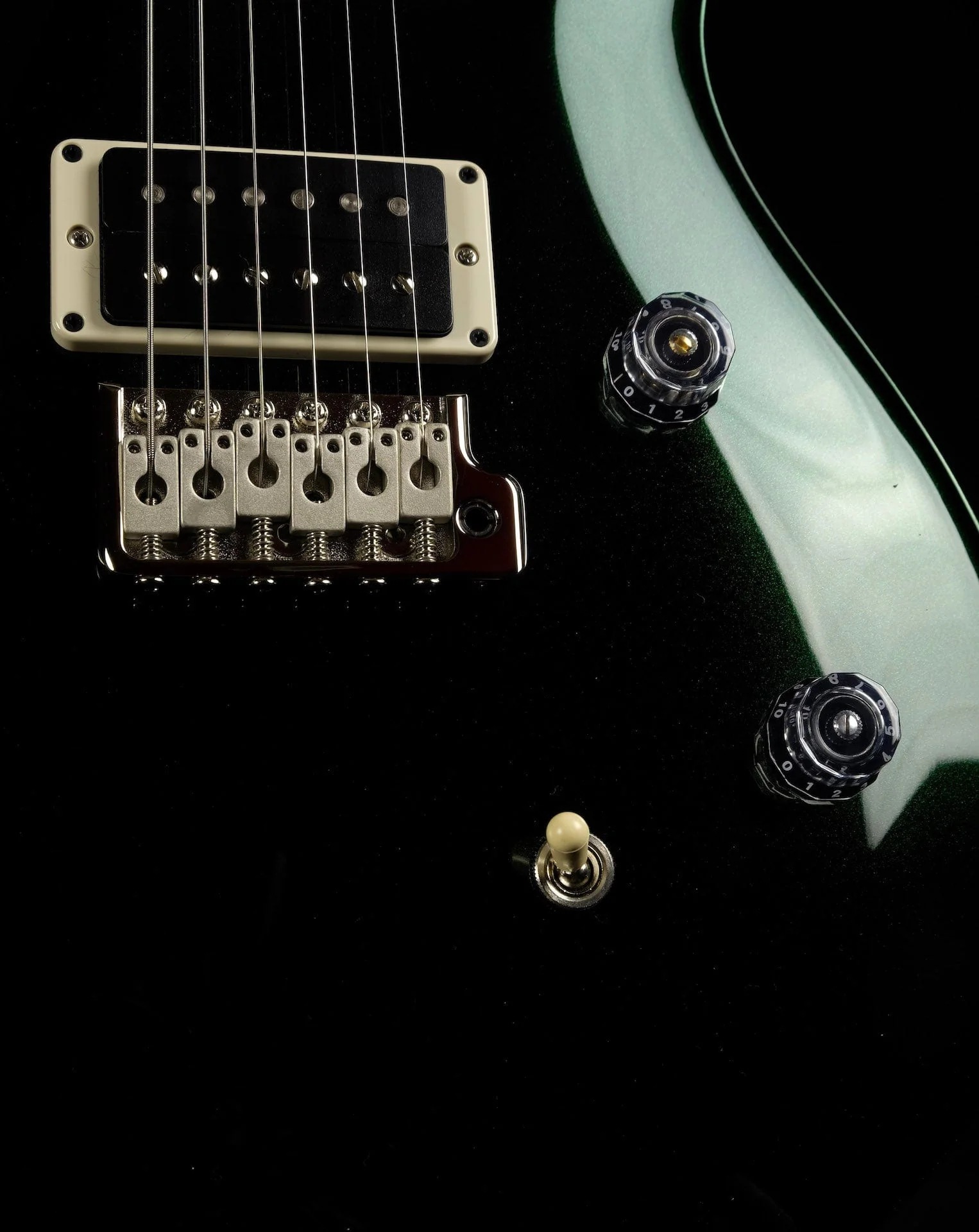PRS CE24 Semi-Hollow Emerald Metallic With Gig Bag - Image 9