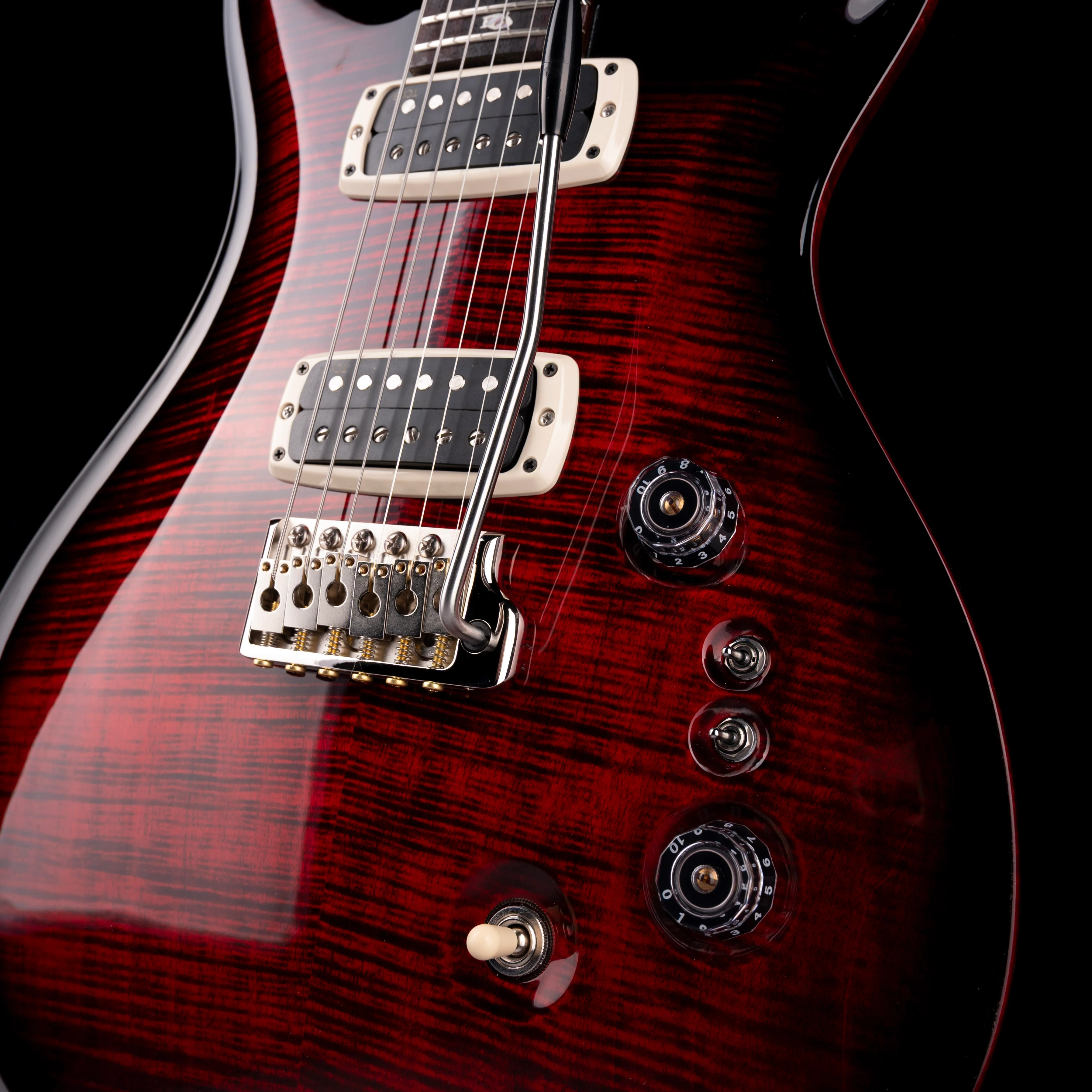 PRS Core Custom 24-08 Fire Smokeburst with Case - Image 5