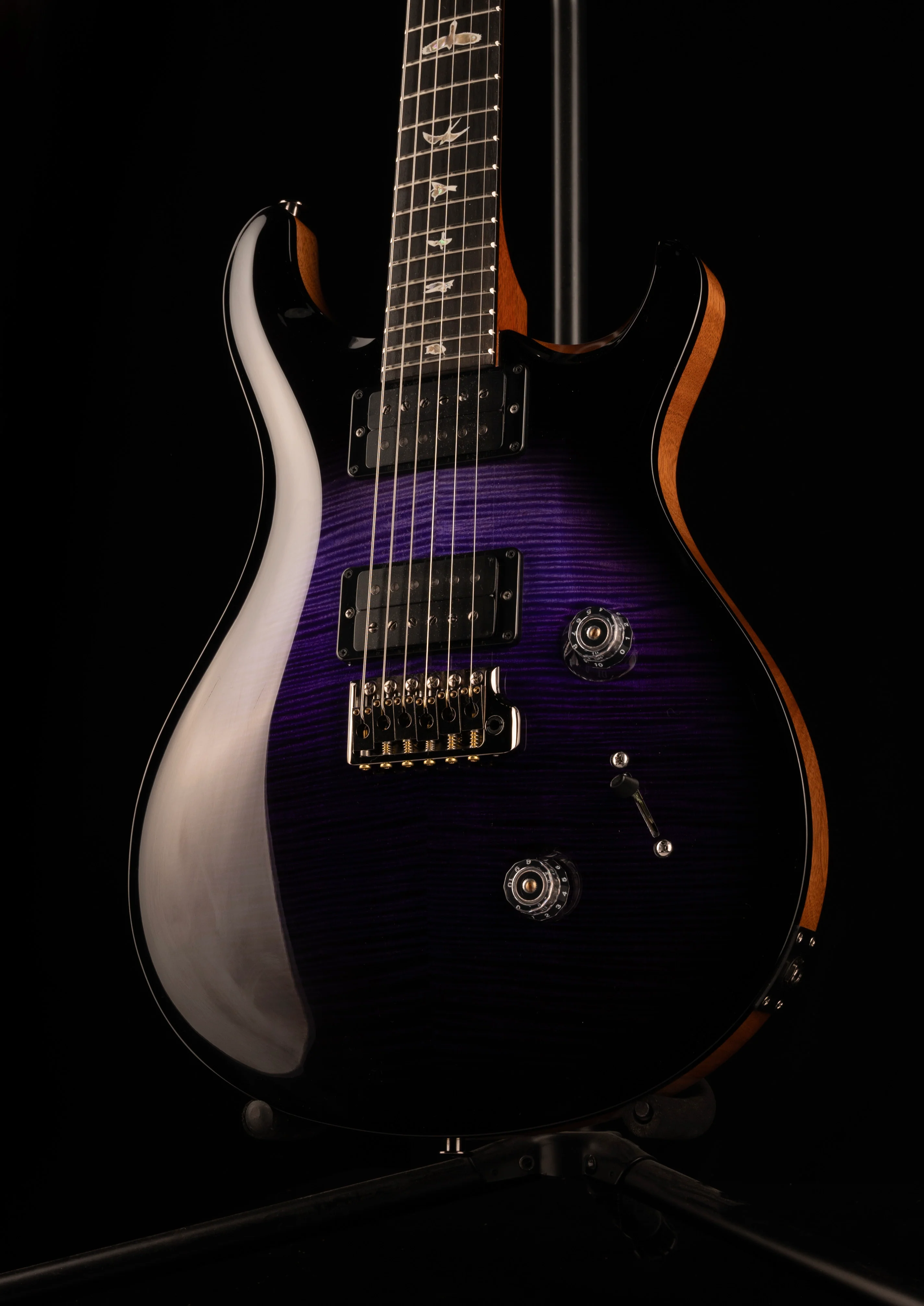 PRS Core Custom 24 10 Top Custom Color Violet Fade Smokewrap Burst - Image 5