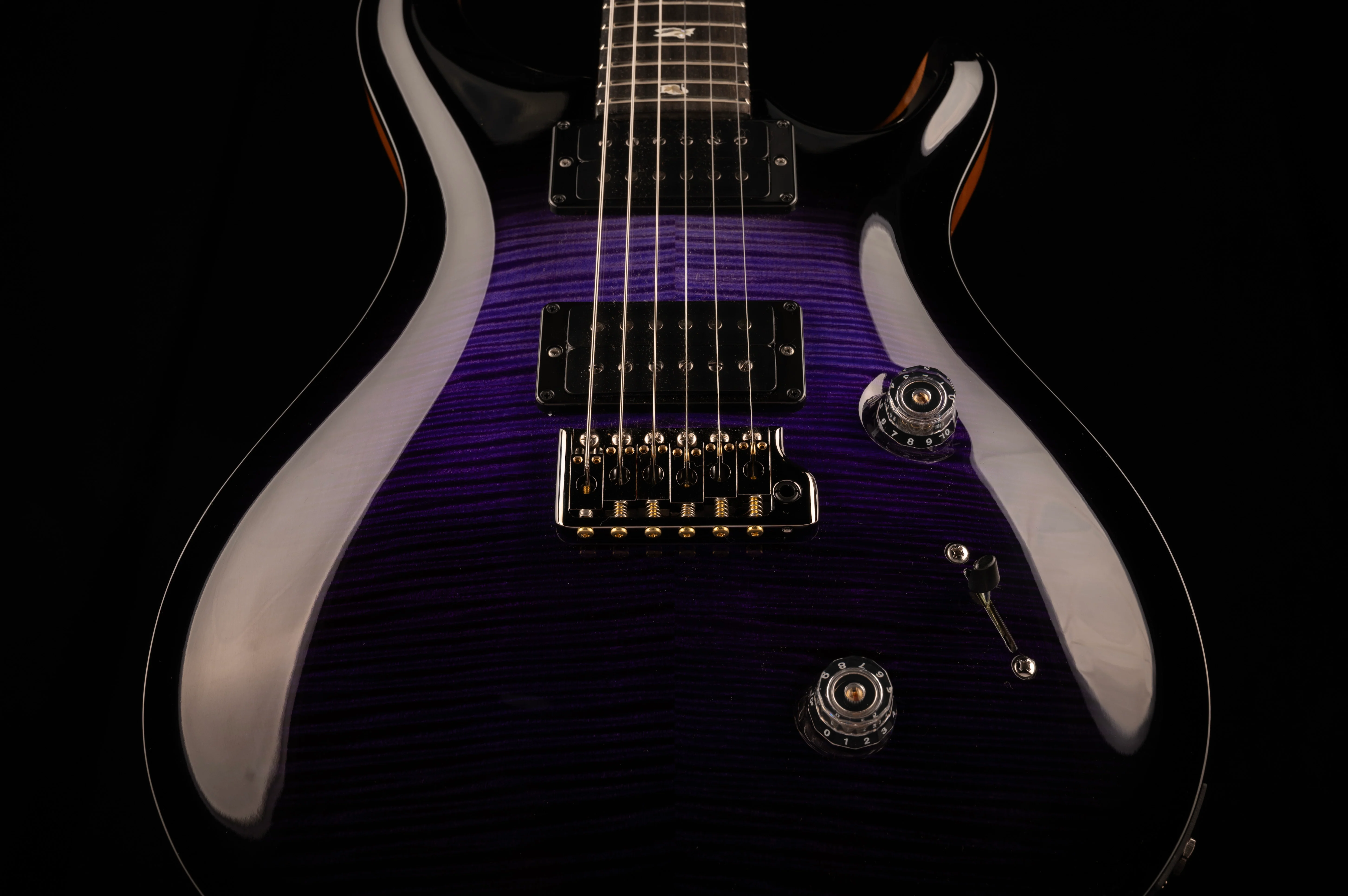 PRS Core Custom 24 10 Top Custom Color Violet Fade Smokewrap Burst - Image 6