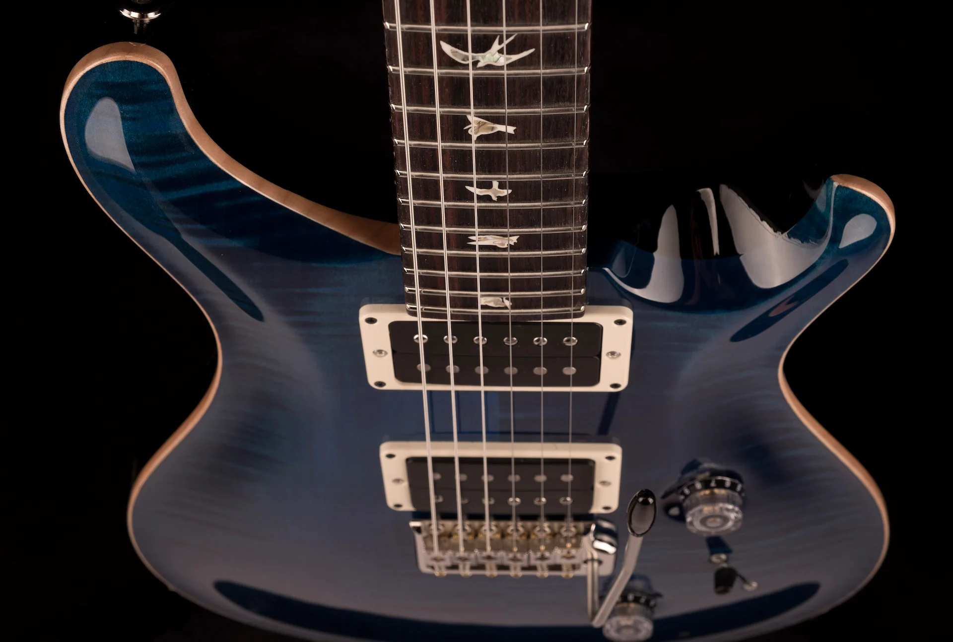 PRS Core Custom 24 Pattern Thin Custom Color Blue Matteo With Case - 2022 - Serial # 0334248 - Image 11
