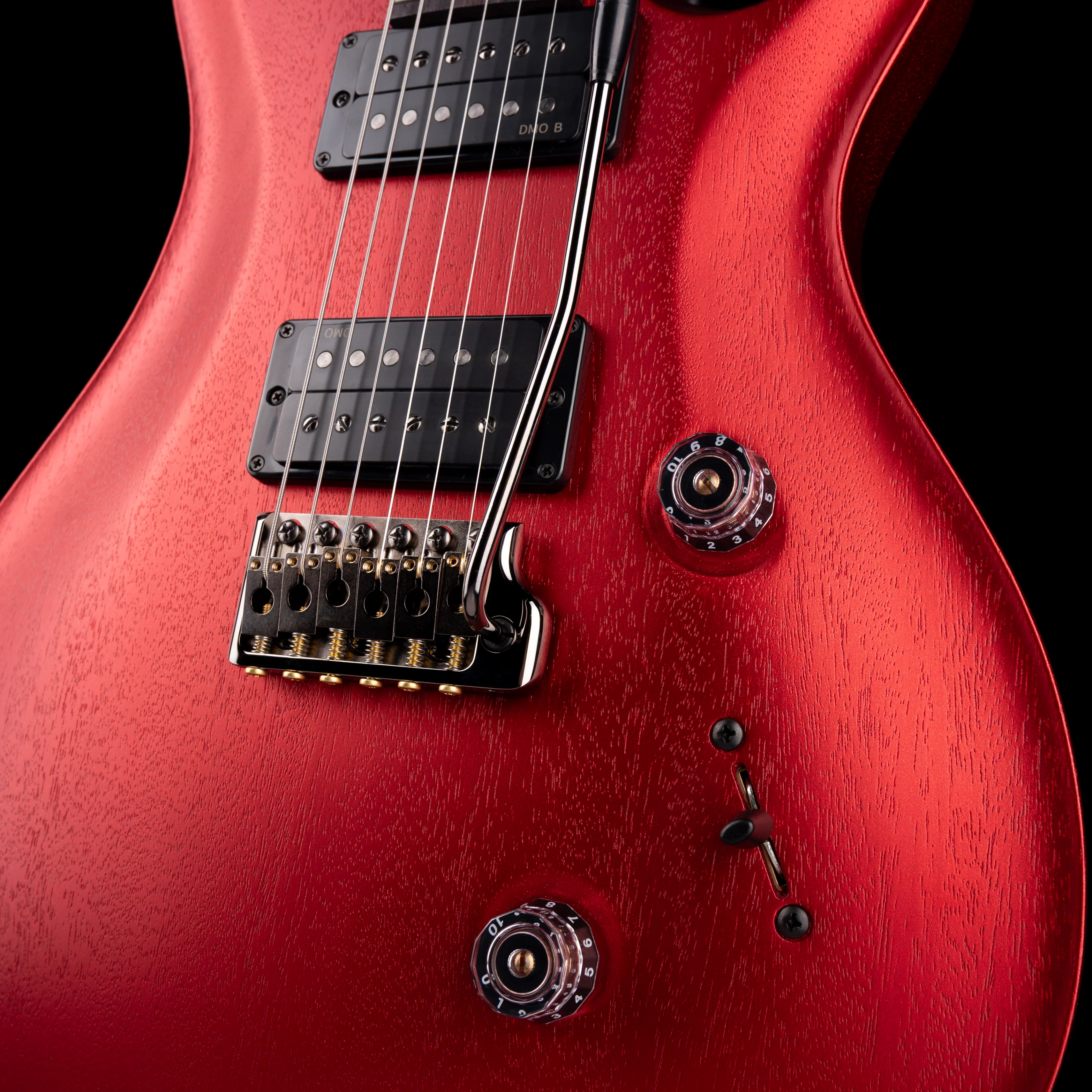 PRS Core Standard 24 Satin Red Apple Metallic with Case - Image 5