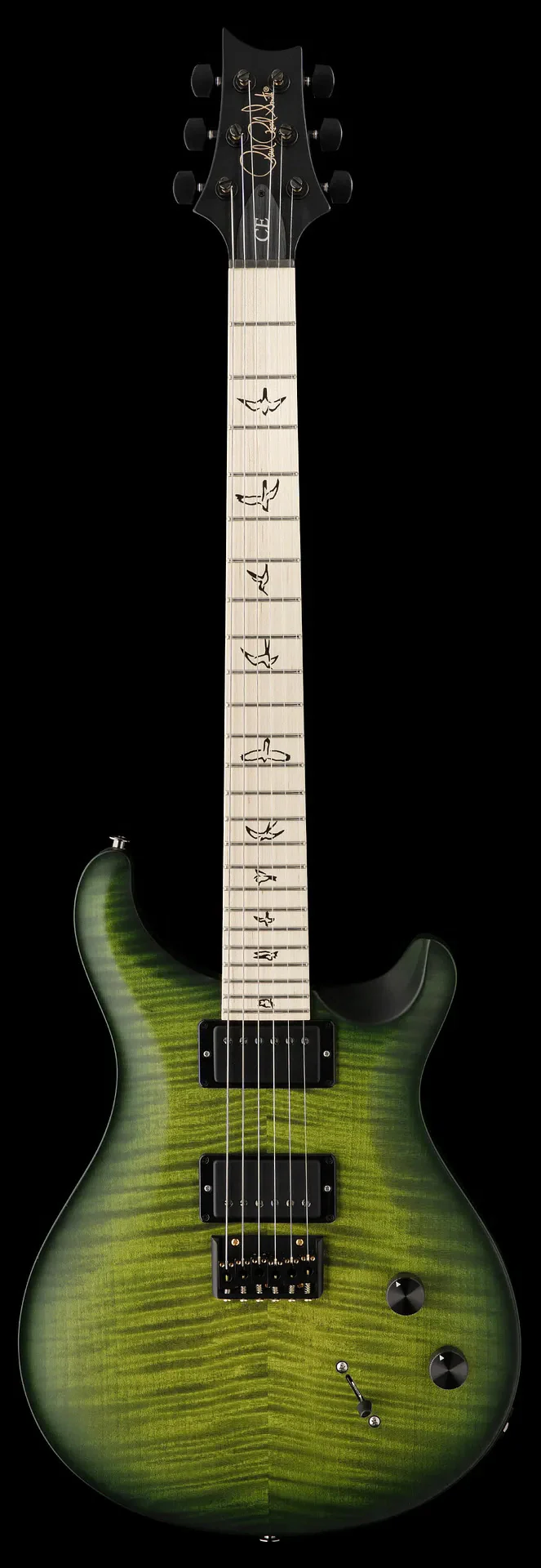 PRS Limited Edition Dustie Waring CE 24 Hardtail Jade Smokeburst with Soft Case - Image 2