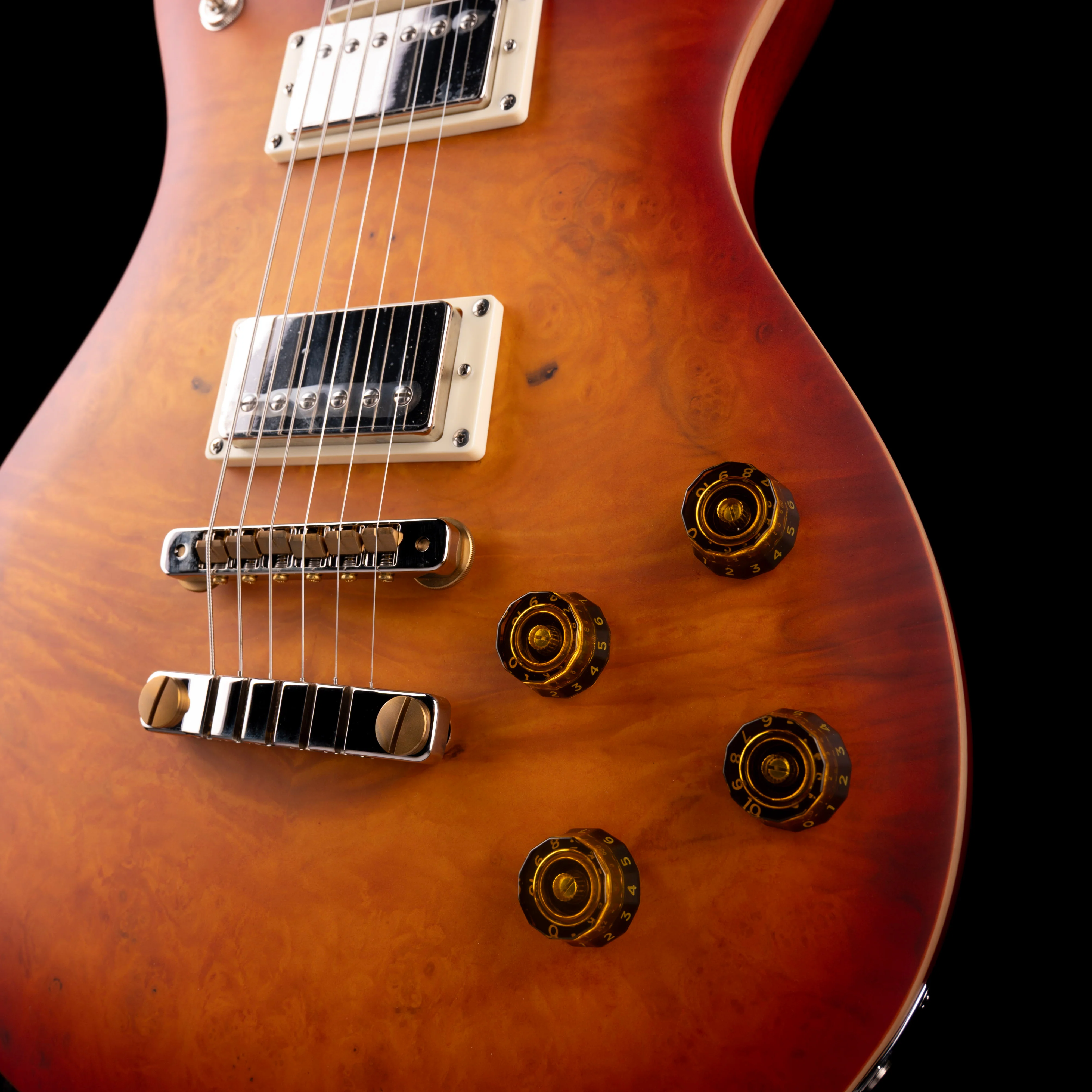 PRS SE Exotic McCarty 594 Laurel Burl Vintage Sunburst With Gig Bag - Image 5